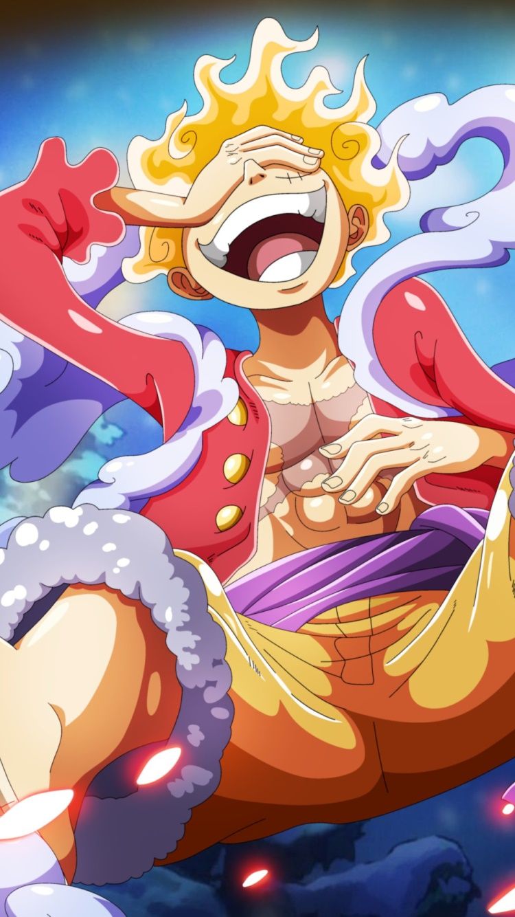 750x1334 Wallpaper / Anime One Piece Phone Wallpaper, Gear 5 (One Piece), Monkey D. Luffy, 750x1334 free download