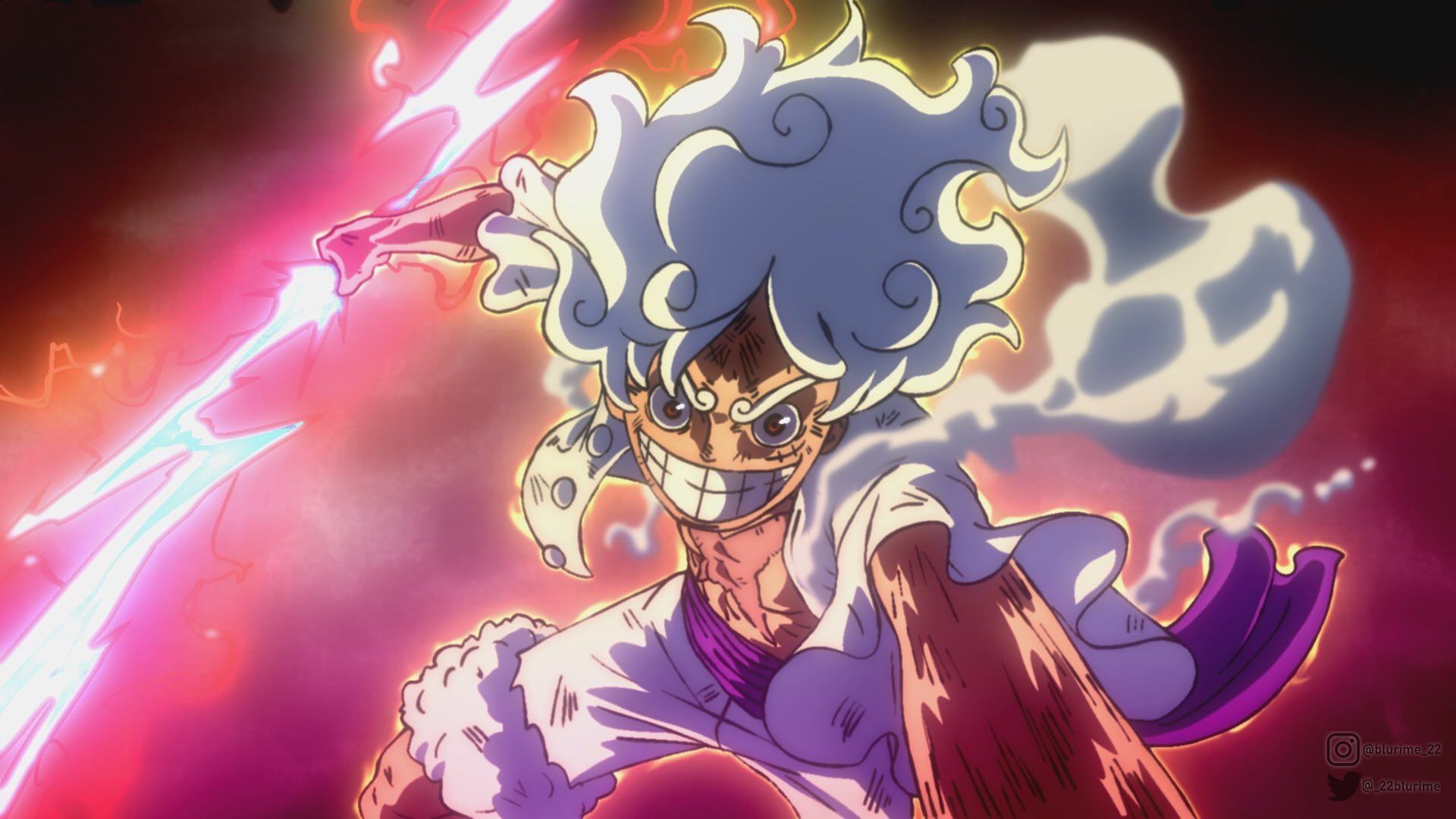 1920x1080 ONE PIECE SPOILERS - #ONEPIECE The animation for GEAR 5 Luffy will be insane