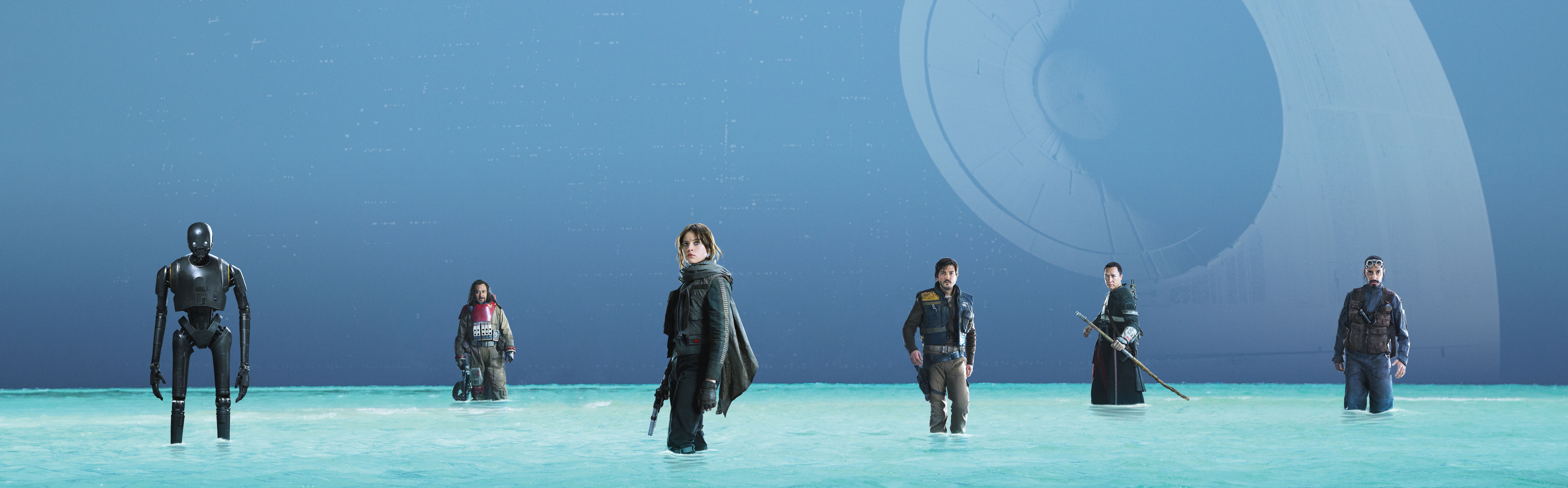 9263x2880 Scarif Star Wars Deskk Wallpaper