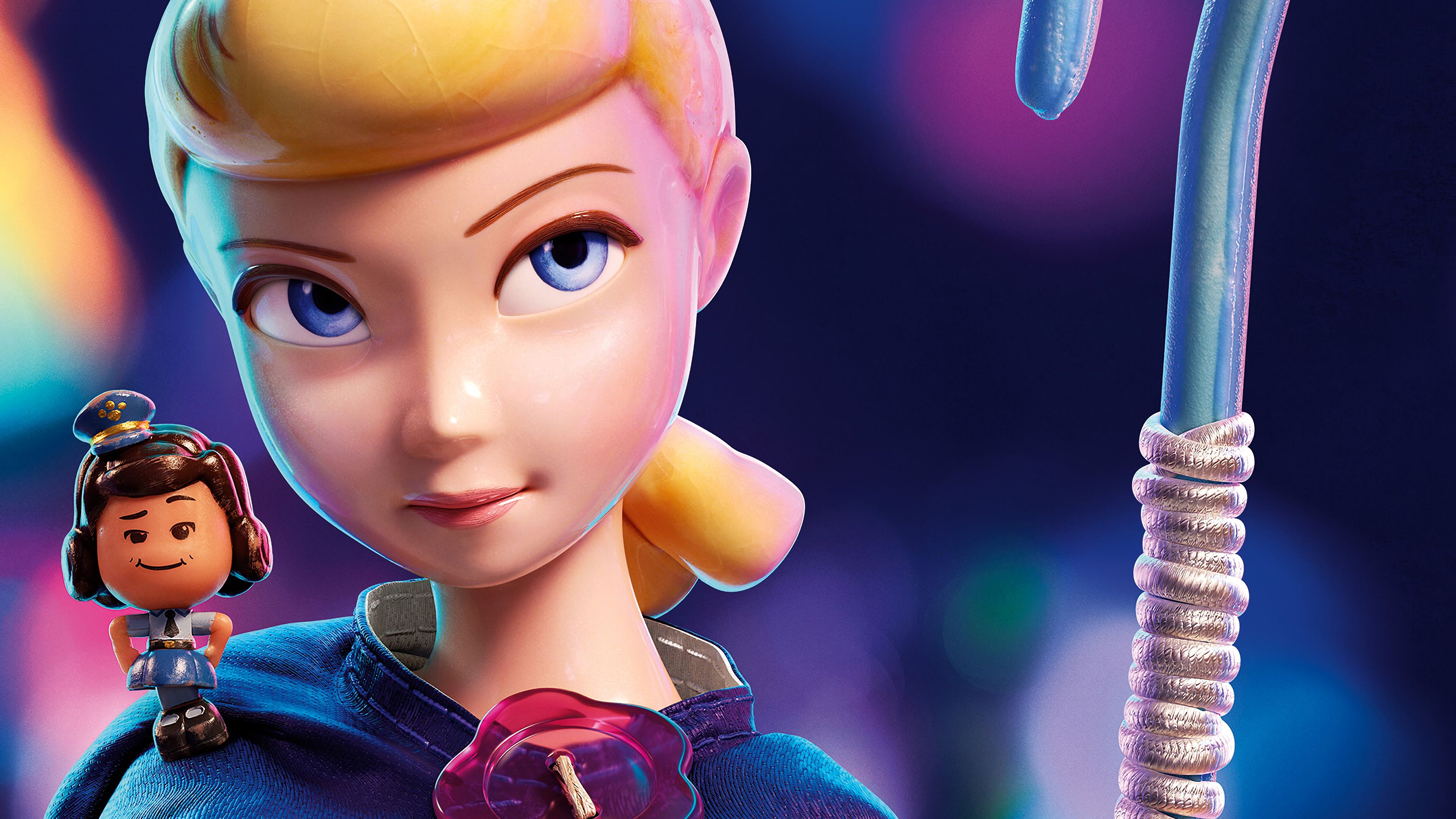 3840x2160 Toy Story Bo Peep, Officer Giggle, 4K Gallery HD Wallpaper