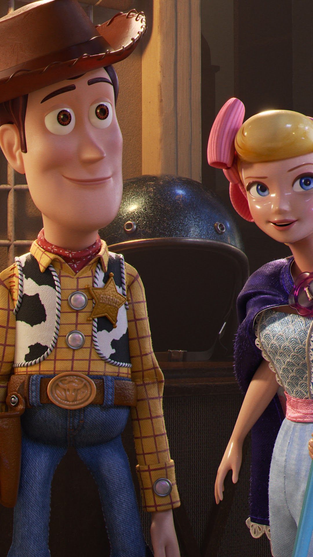 1080x1920 Toy Story Woody, Bo Peep, 8K HD Gallery HD Wallpaper