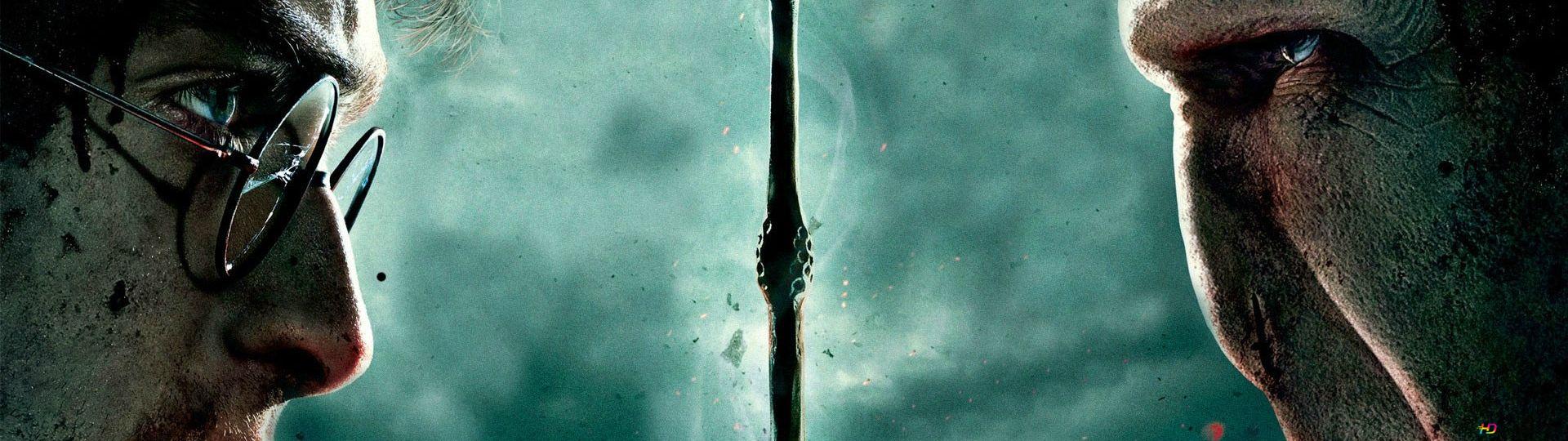1920x540 Harry Potter and Voldemort Face Off HD wallpaper download
