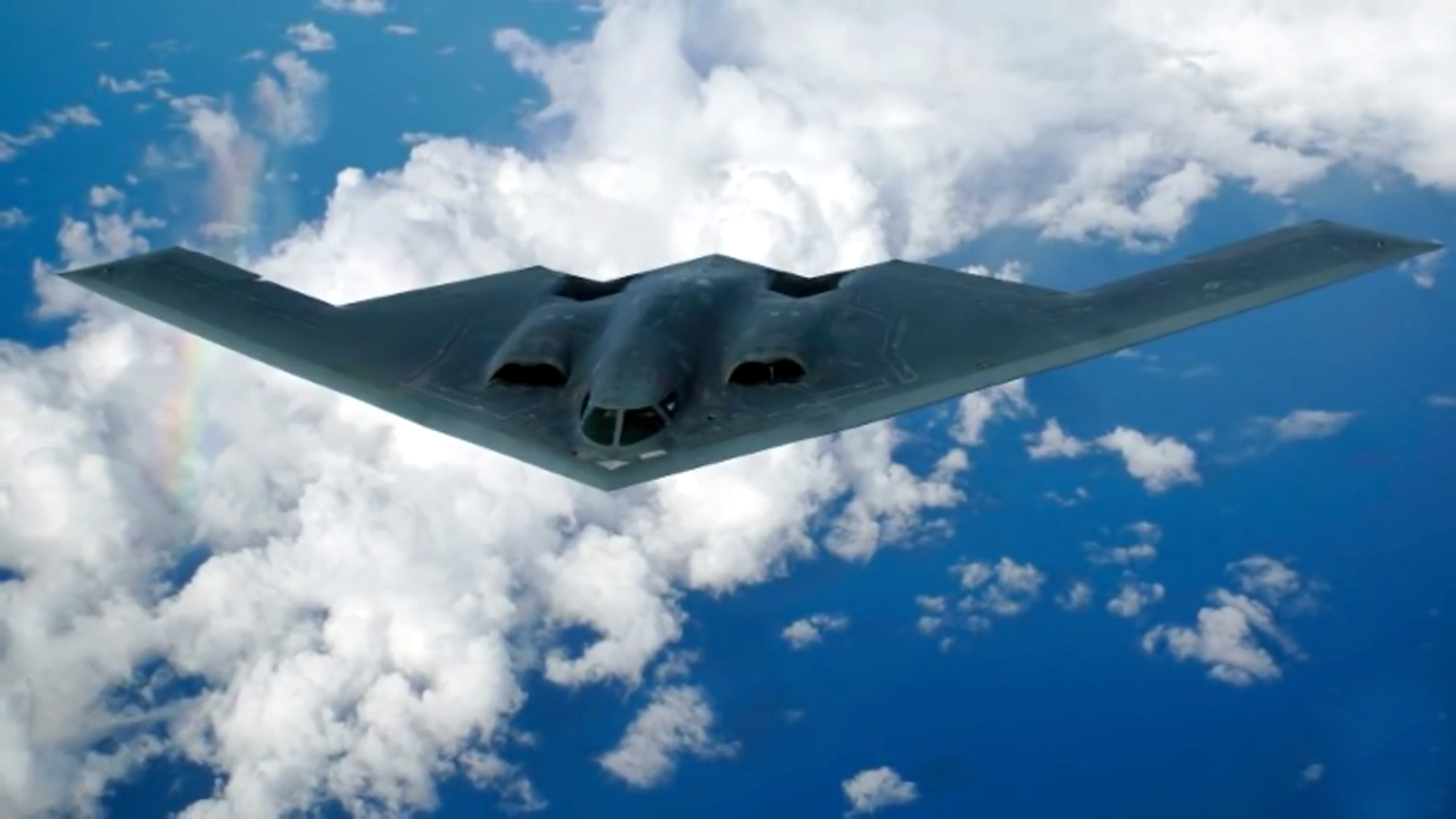 2560x1440 US Debuts New B 21 Nuclear Stealth Bomber In Defence Race With China. South China Morning Post