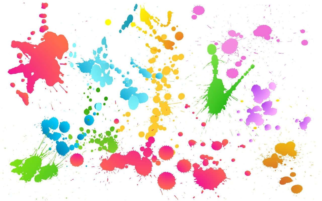 1280x800 Paint Splatter Background