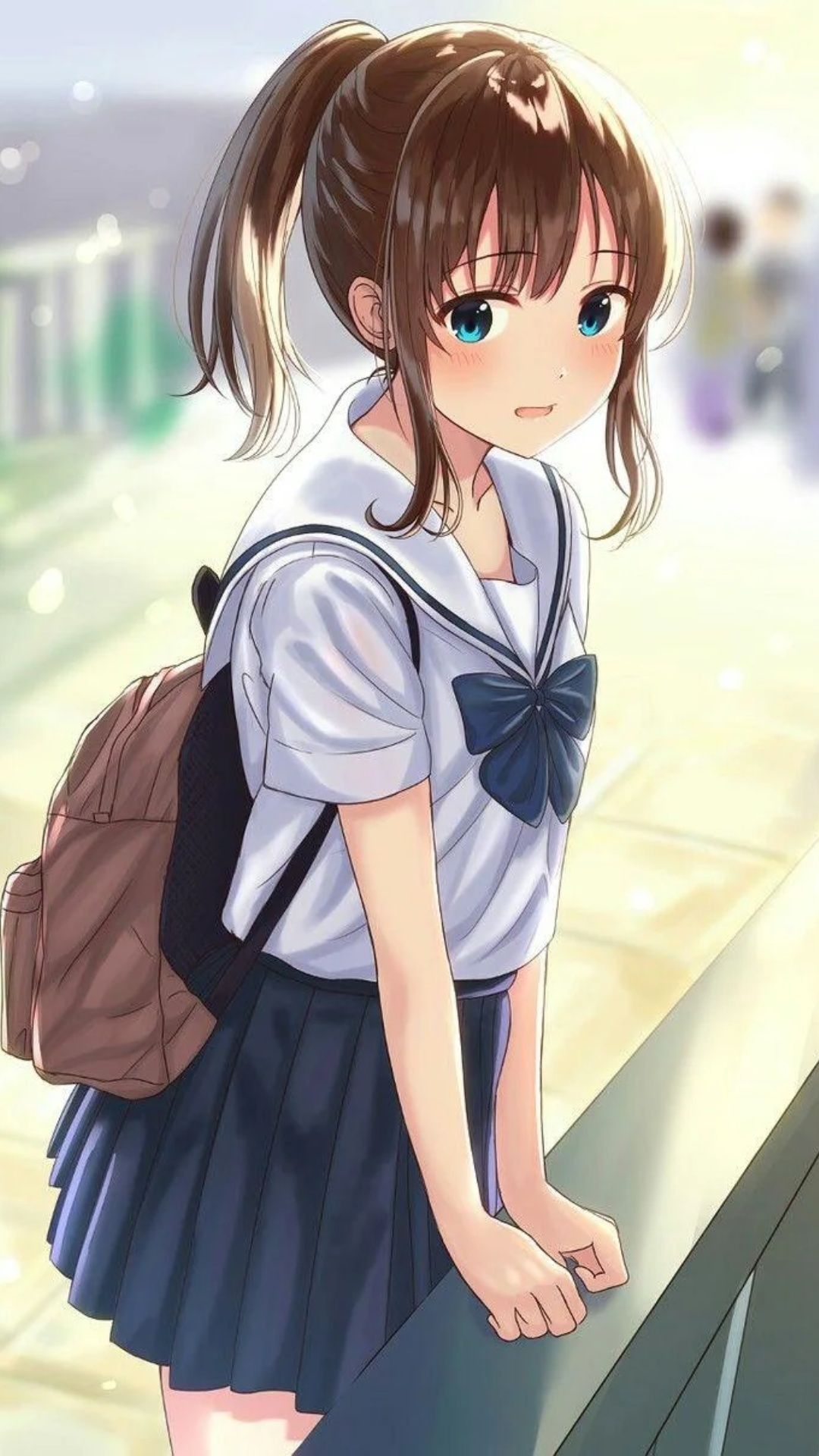 1080x1920 Anime Girl School Uniform Wallpaper Anime Girl School Uniform Wallpaper Download