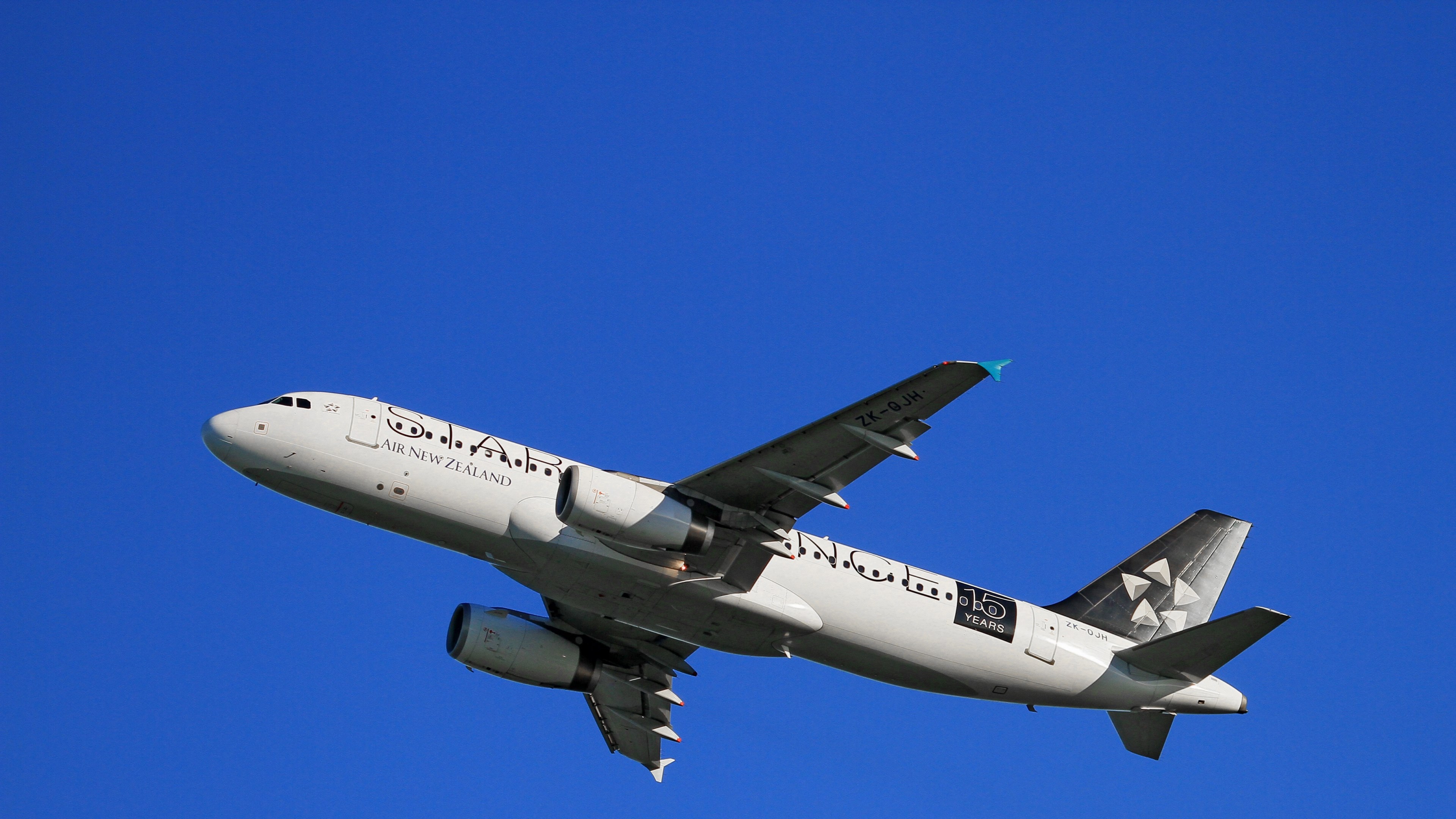 3840x2160 Wallpaper / aircraft take off air new zealand airbus a320 4k wallpaper free download