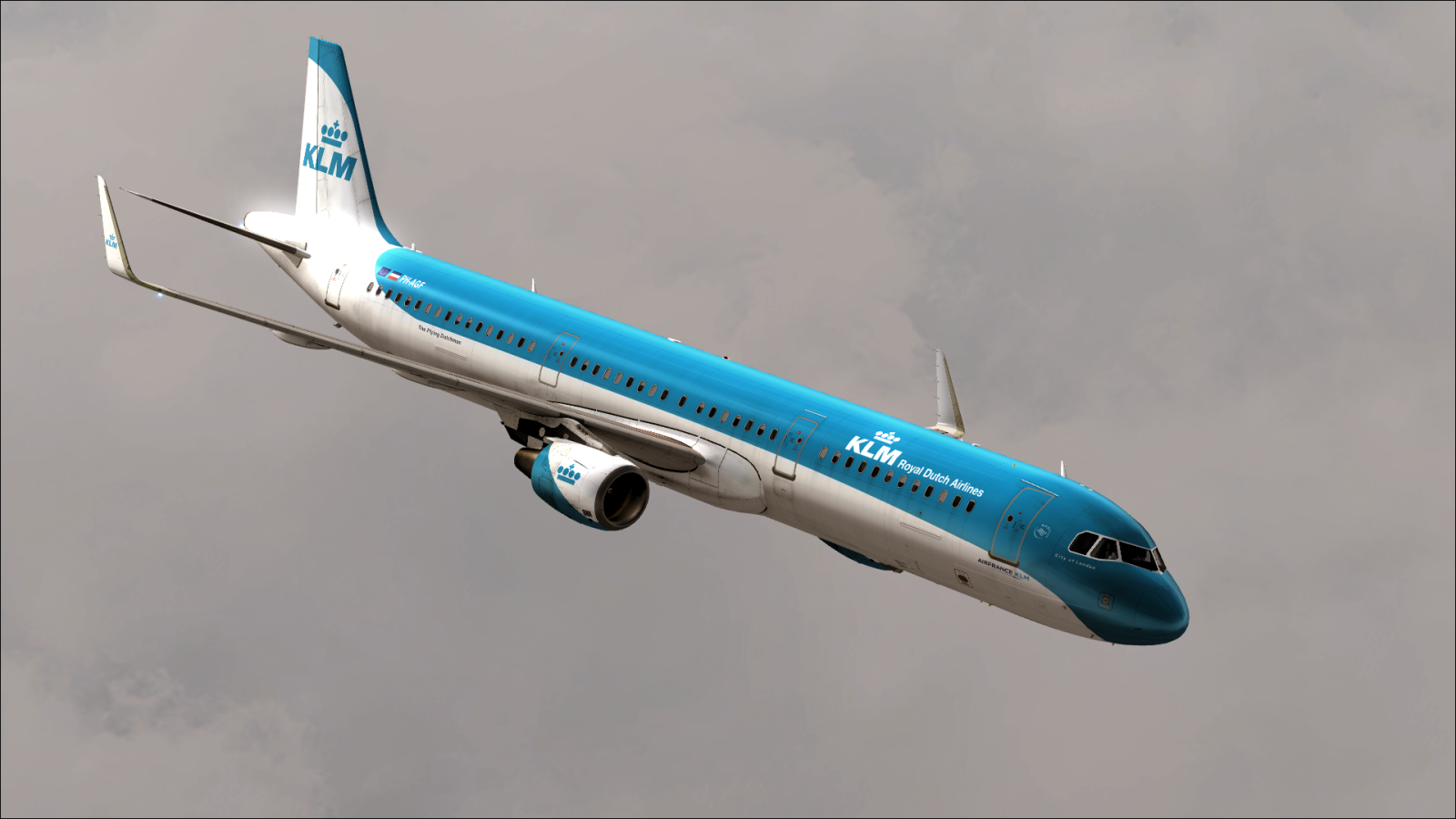 1600x900 Airbus A321 200 Airline KLM Is Landing Desktop Wallpaper 1600x900