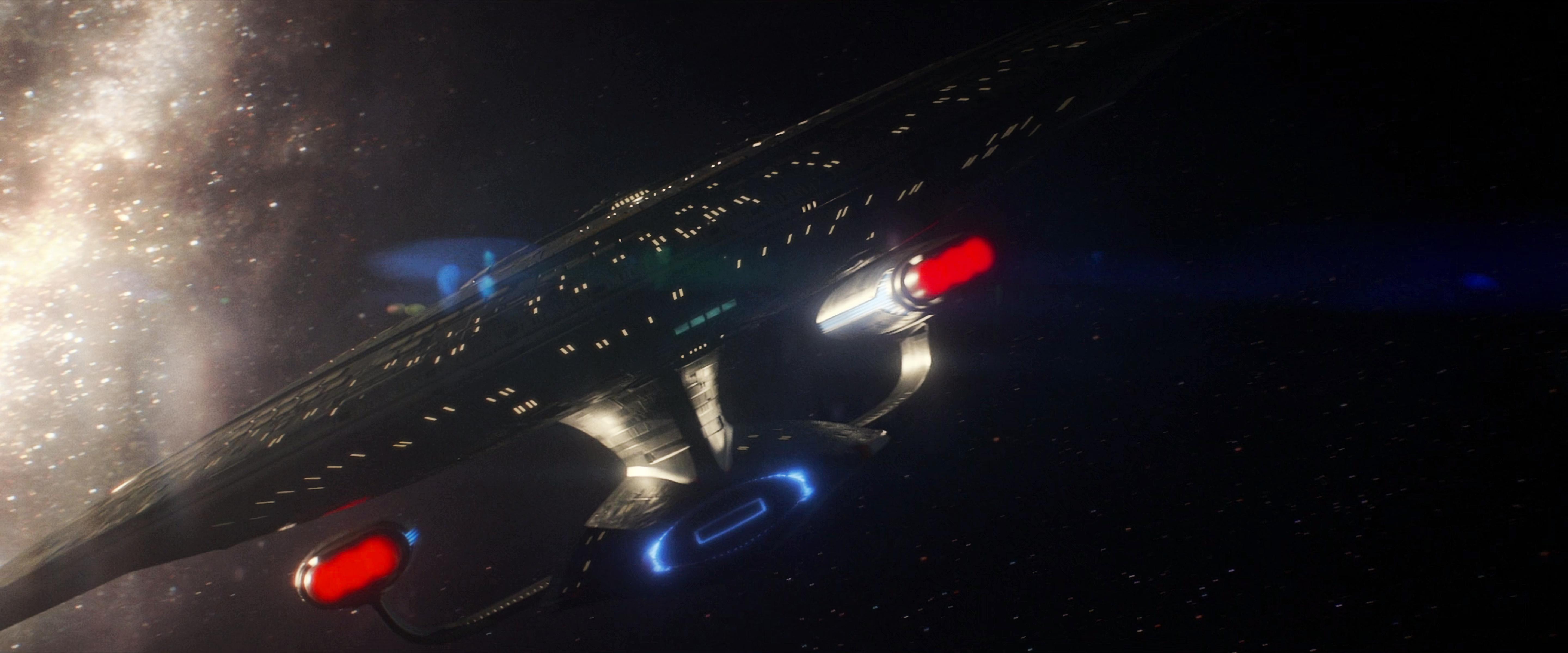 5760x2400 Upscaled Enterprise D From ST: Picard [5760x2400]