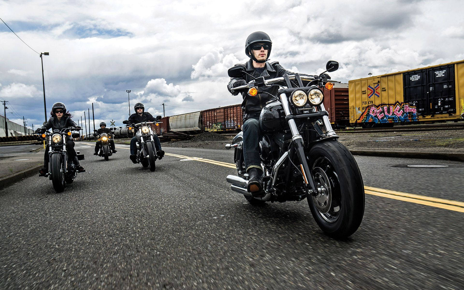 1920x1200 Download Harley Davidson FXDF Fat Bob Wallpaper