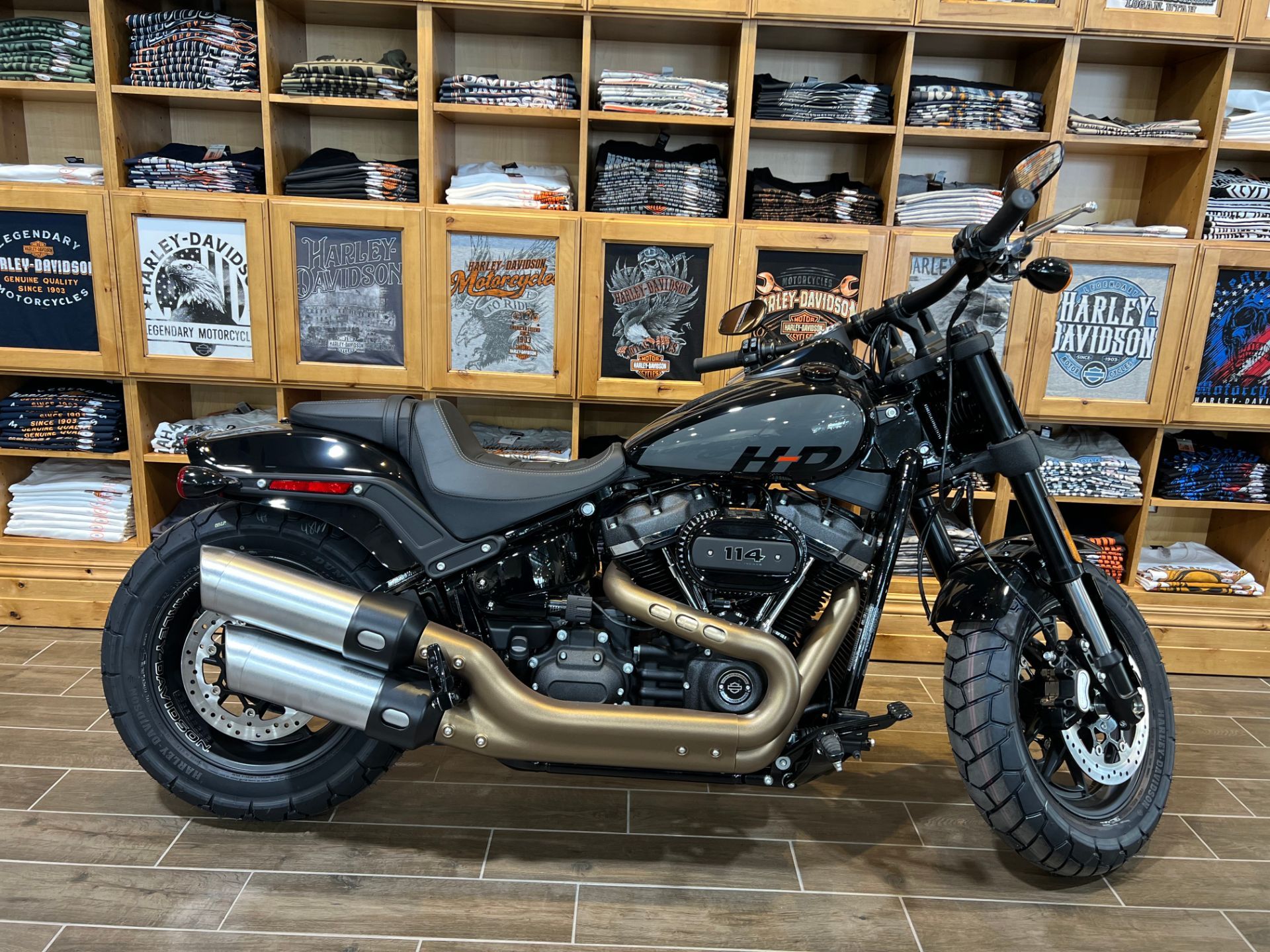 1920x1440 New 2023 Harley Davidson Fat Bob® 114 Vivid Black. Motorcycles In Logan UT