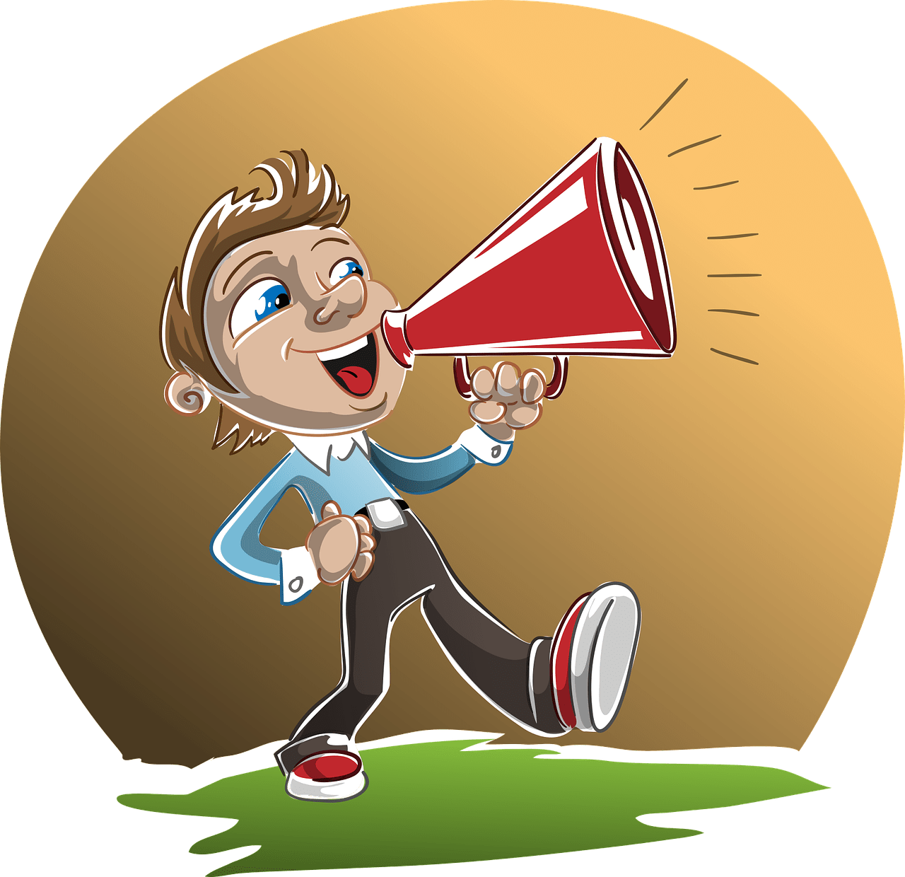 1280x1240 Free Megaphone & Announcement Image