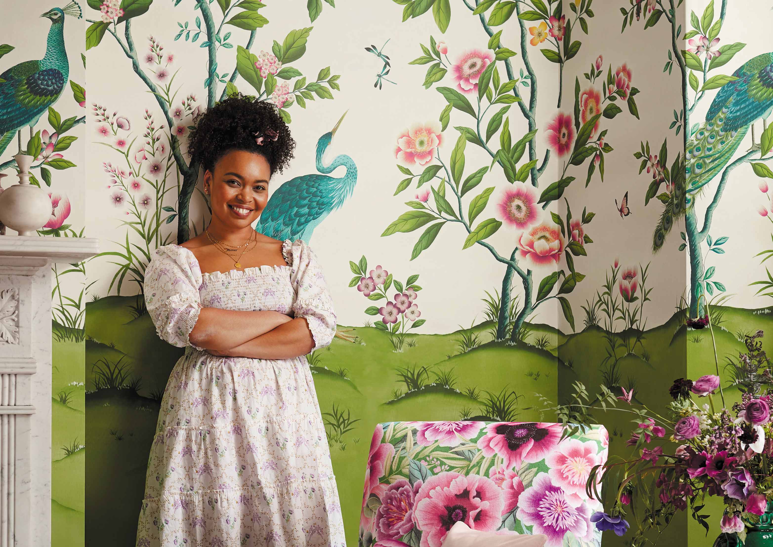 3129x2216 The wait is over! Affordable chinoiserie wallpaper and matching fabric