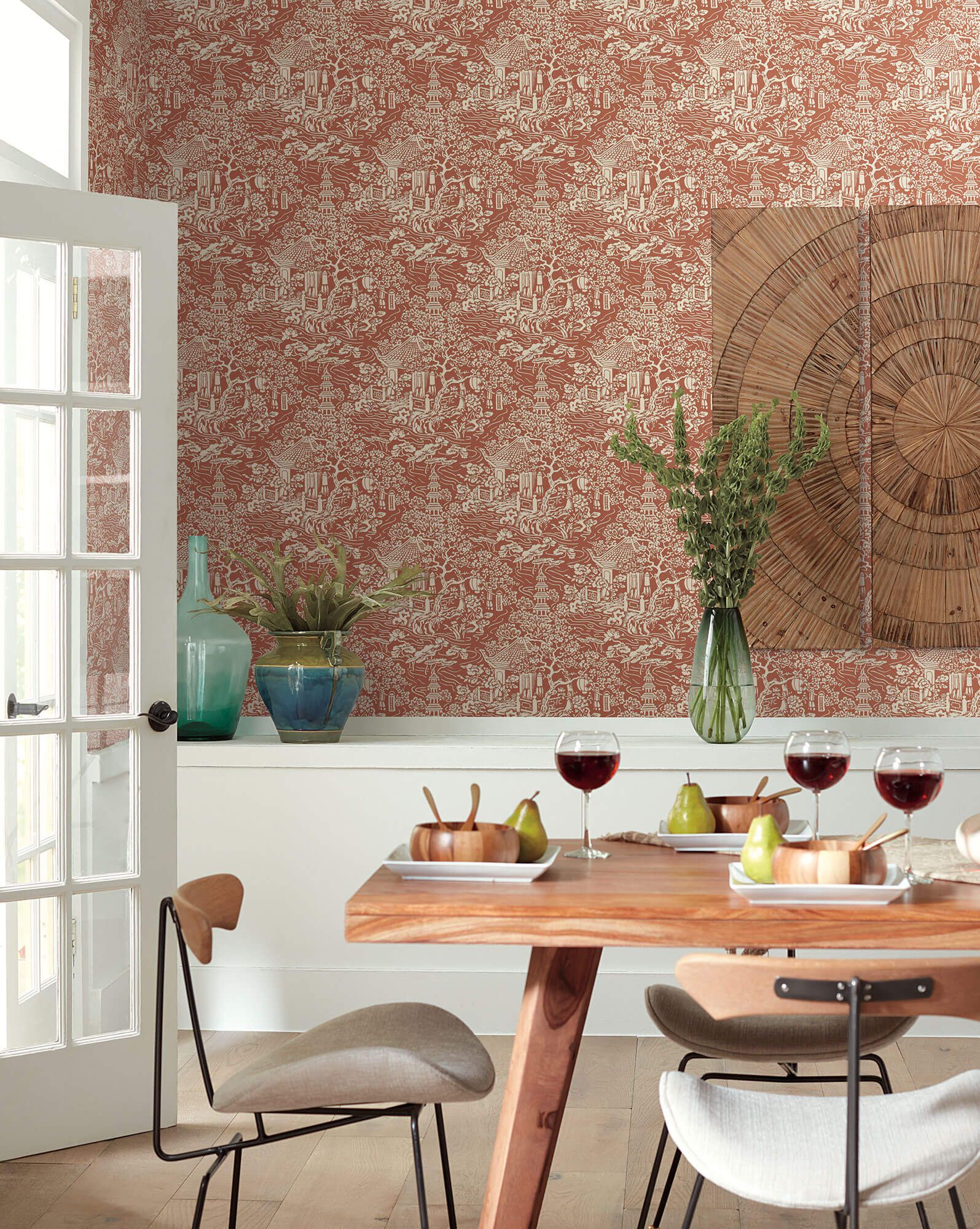 1595x2000 AF6576 Ronald Redding Chinoiserie Wallpaper