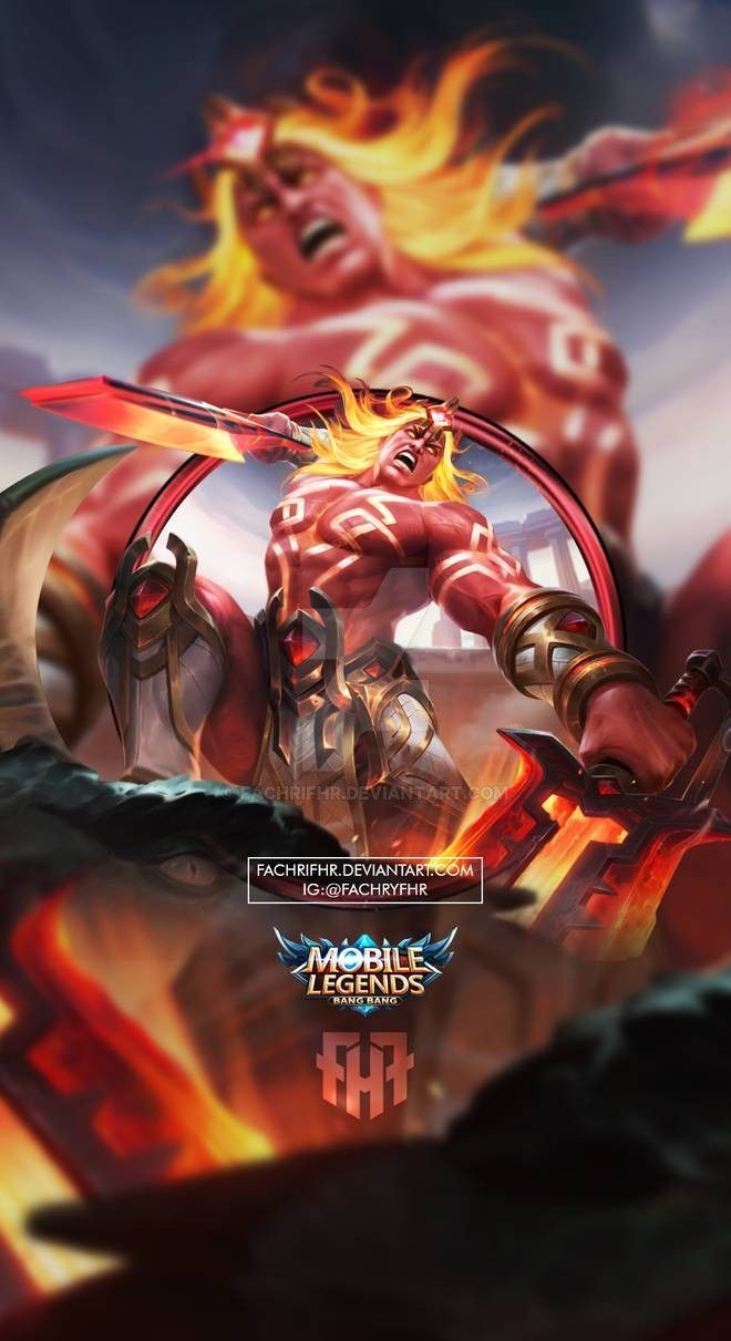 660x1211 Wallpaper Phone Lapu Lapu Vulcan. Mobile Legend Wallpaper, Mobile Legends, Miya Mobile Legends