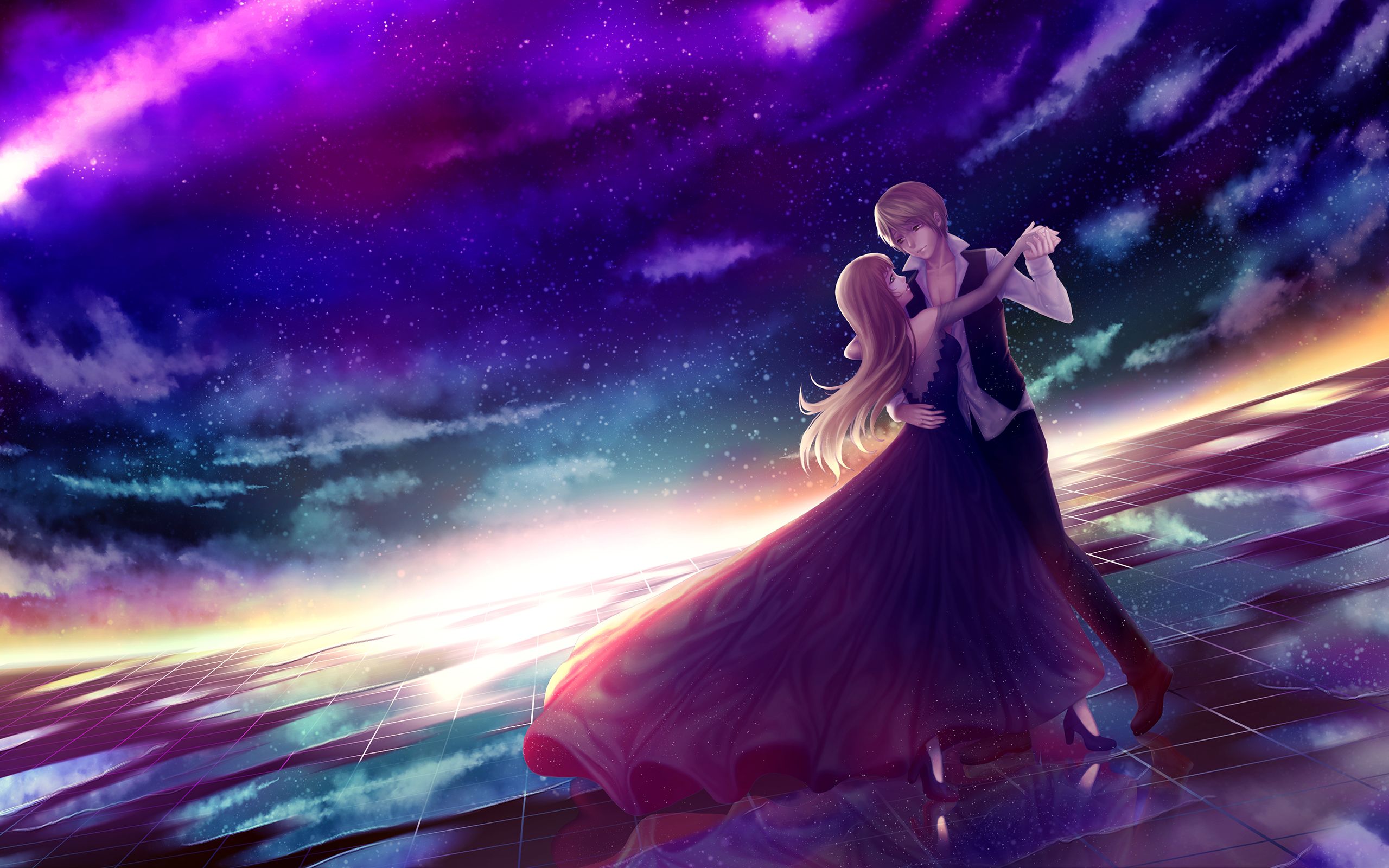 2560x1600 Anime Love HD Wallpaper