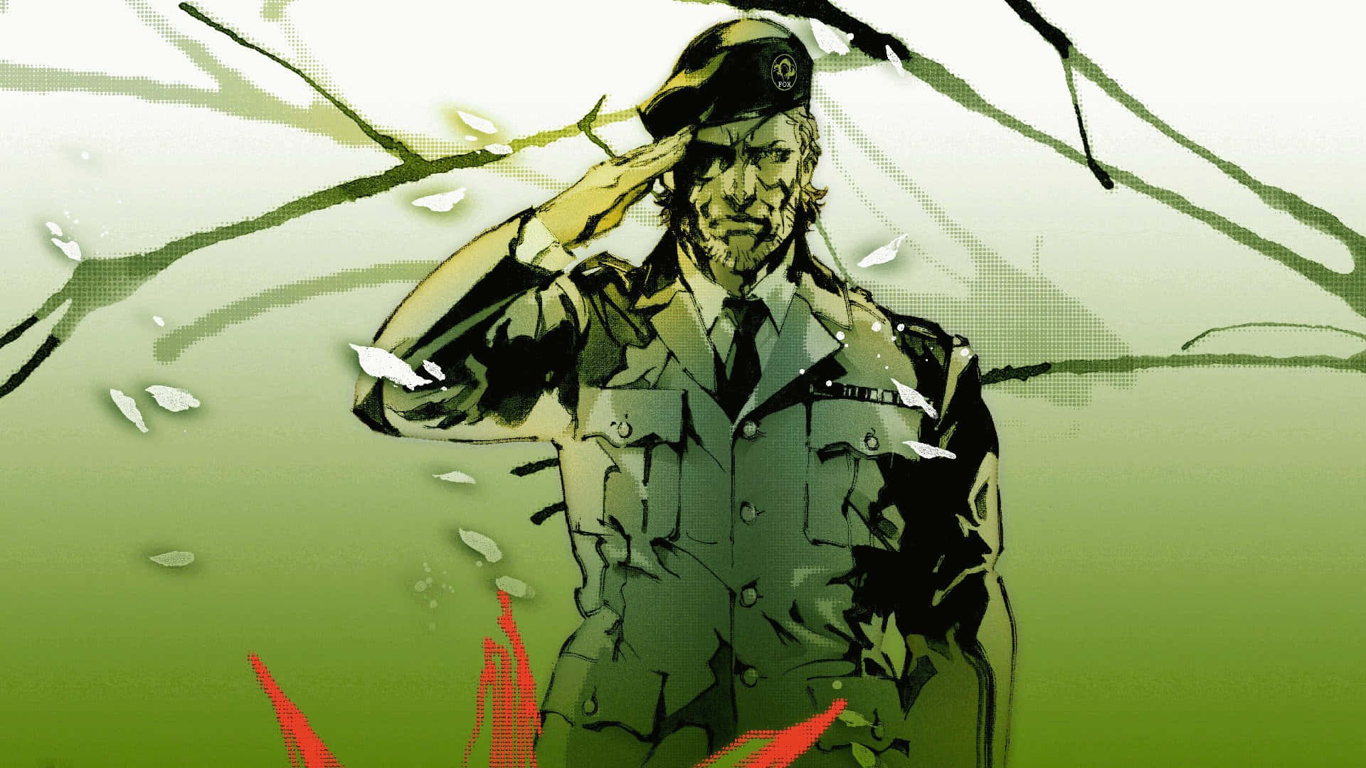 1920x1080 Download Solid Snake Salute Wallpaper