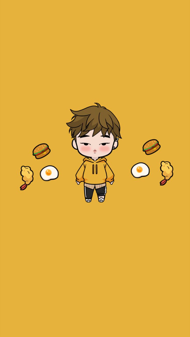 736x1308 Cute foodie wallpaper. Cartoon wallpaper, Chibi wallpaper, Cute drawings