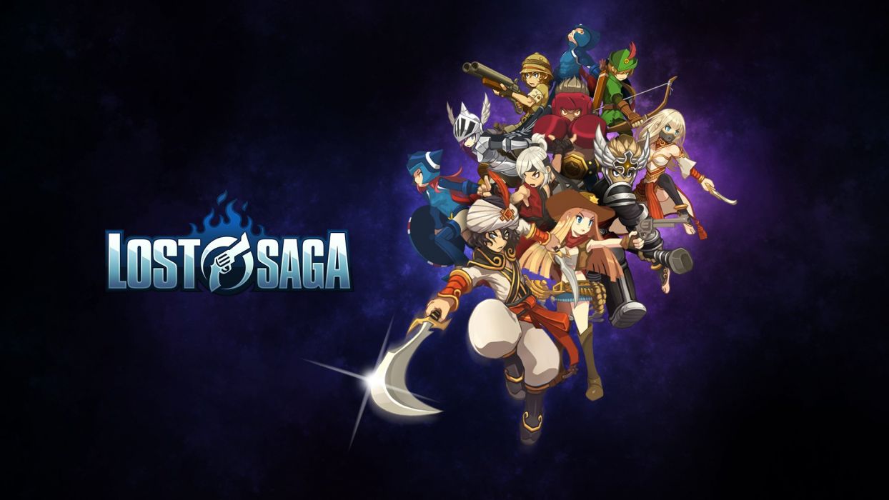 1244x700 LOST SAGA mmo fantasy anime fighting 1losts dungeon action rpg warrior wallpaperx1080