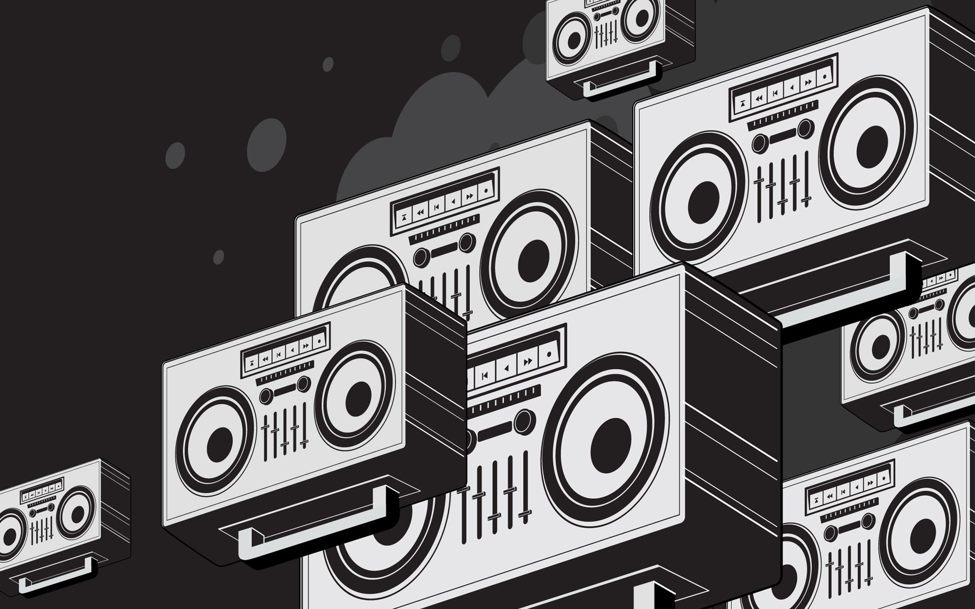 1920x1200 Boombox Wallpaper