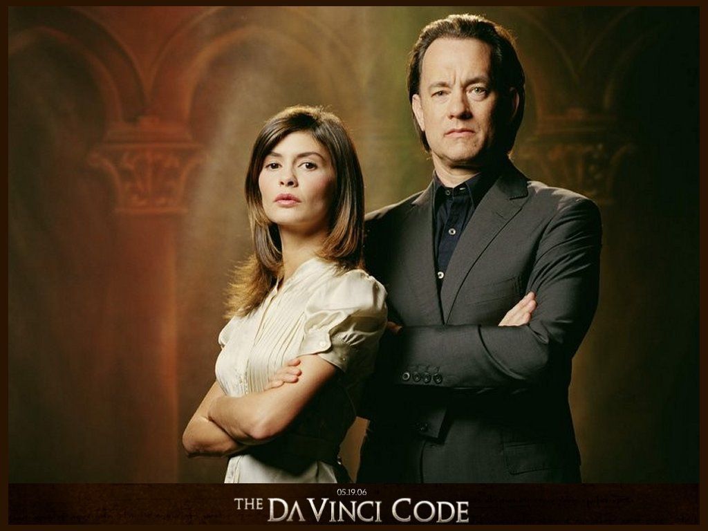 1024x768 Sophie and Robert Wallpaper Da Vinci Code Wallpaper