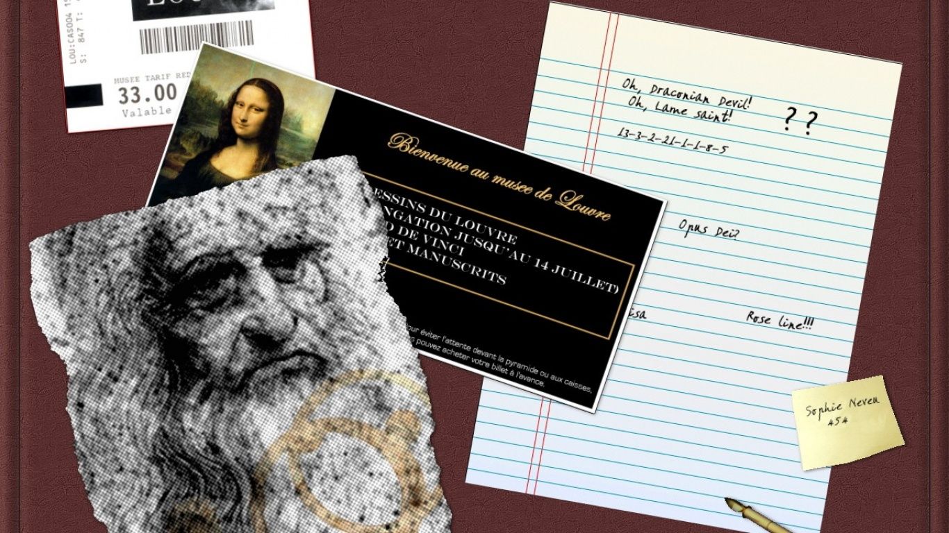 1366x768 Da Vinci Code Desktop wallpaper 1366x768