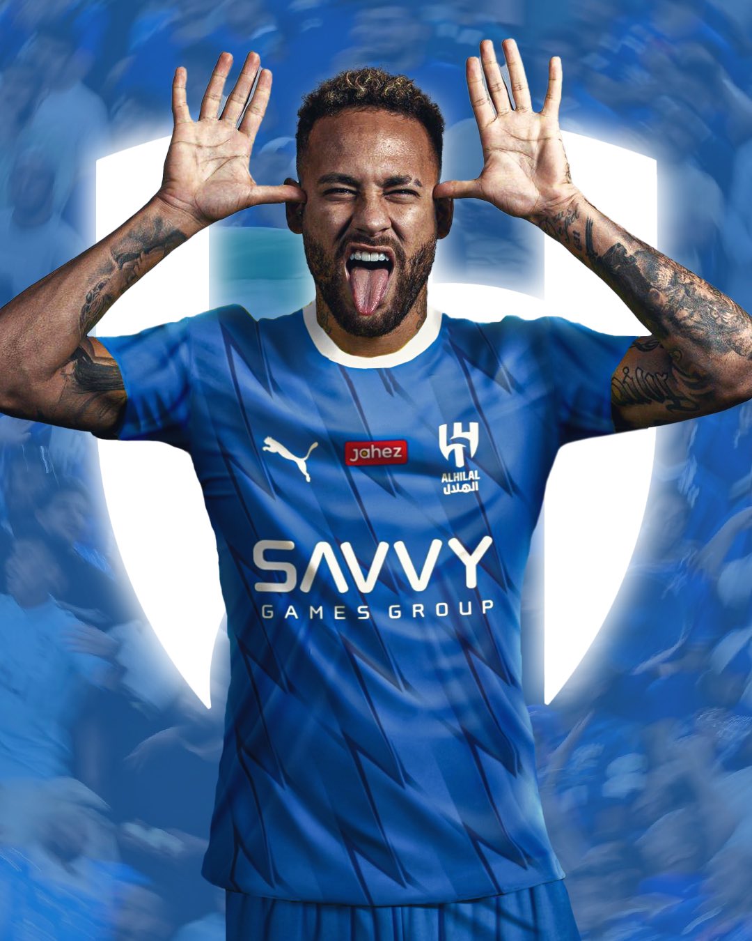 neymar wallpaper al hilal