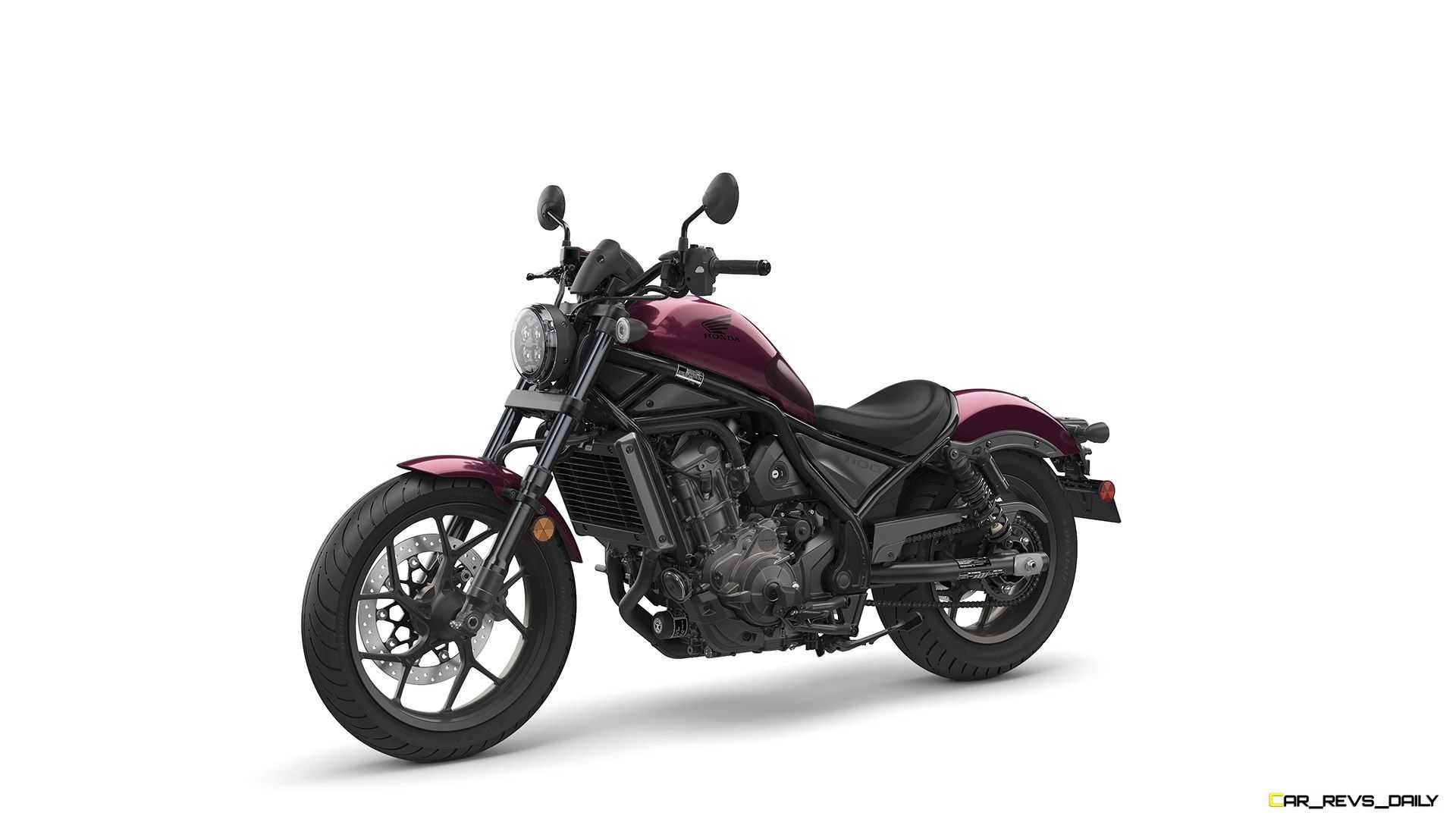 1920x1080 2021 Honda Rebel 1100 Studio Bordeaux Metallic Red 3 4 Front Left