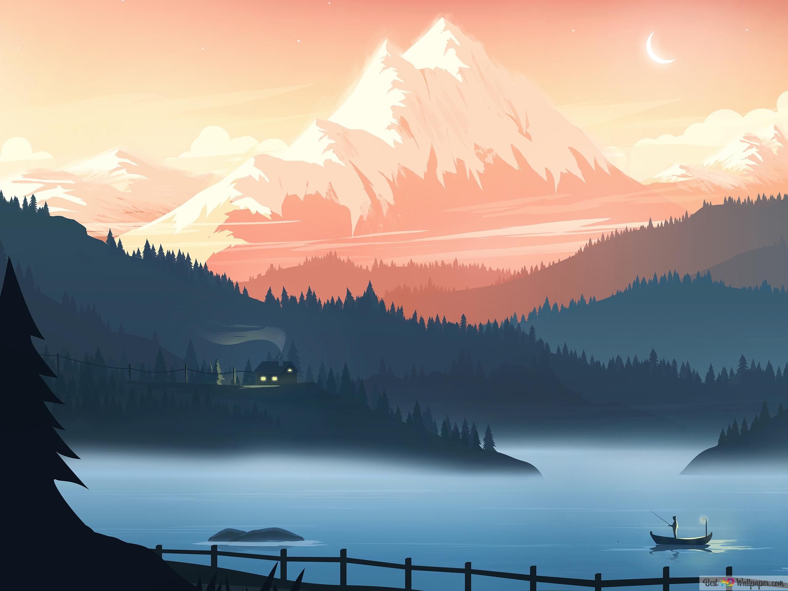 Mountain Minimalist Wallpapers - Top Free Mountain Minimalist