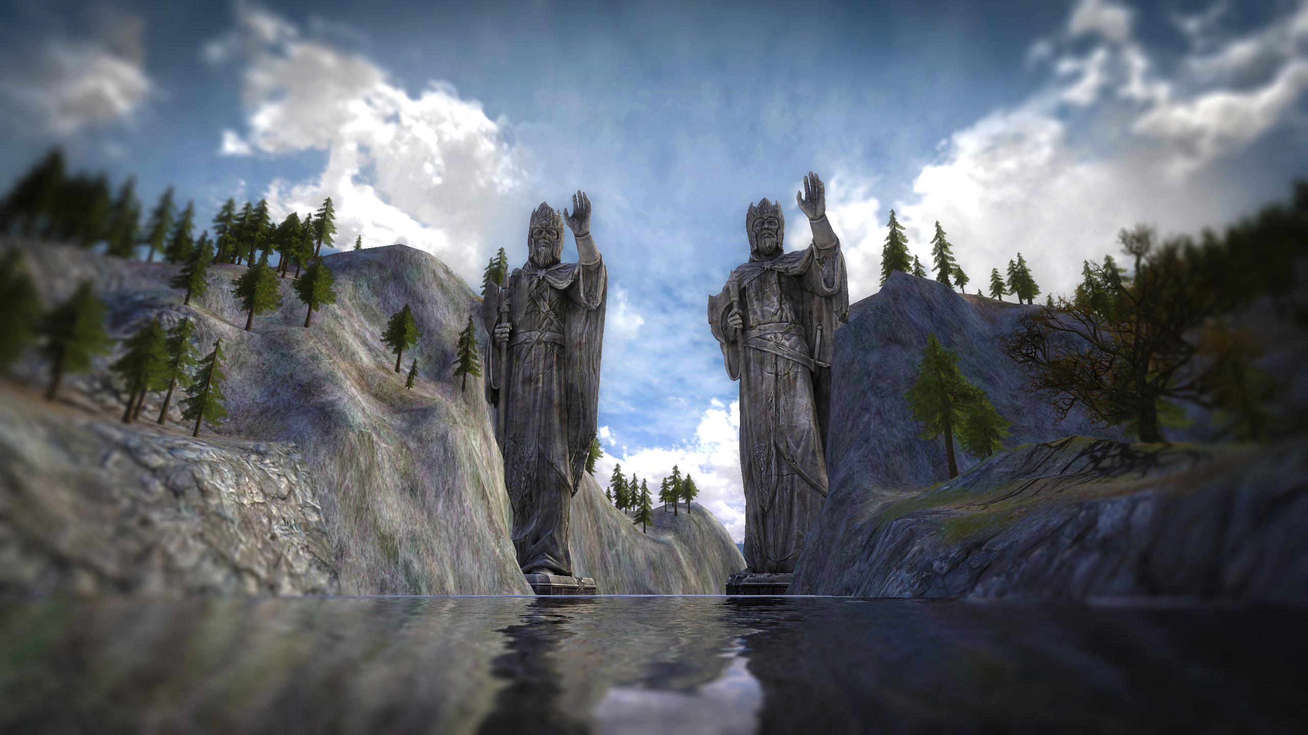 2560x1440 Argonath Wallpaper