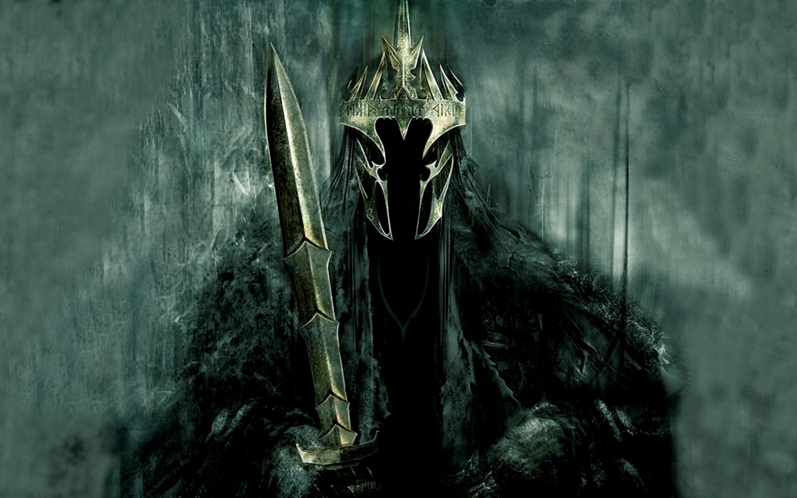 2560x1600 Witchking of Angmar, dark fantasy, The Lord of the Rings, fantasy art, horror Gallery HD Wallpaper