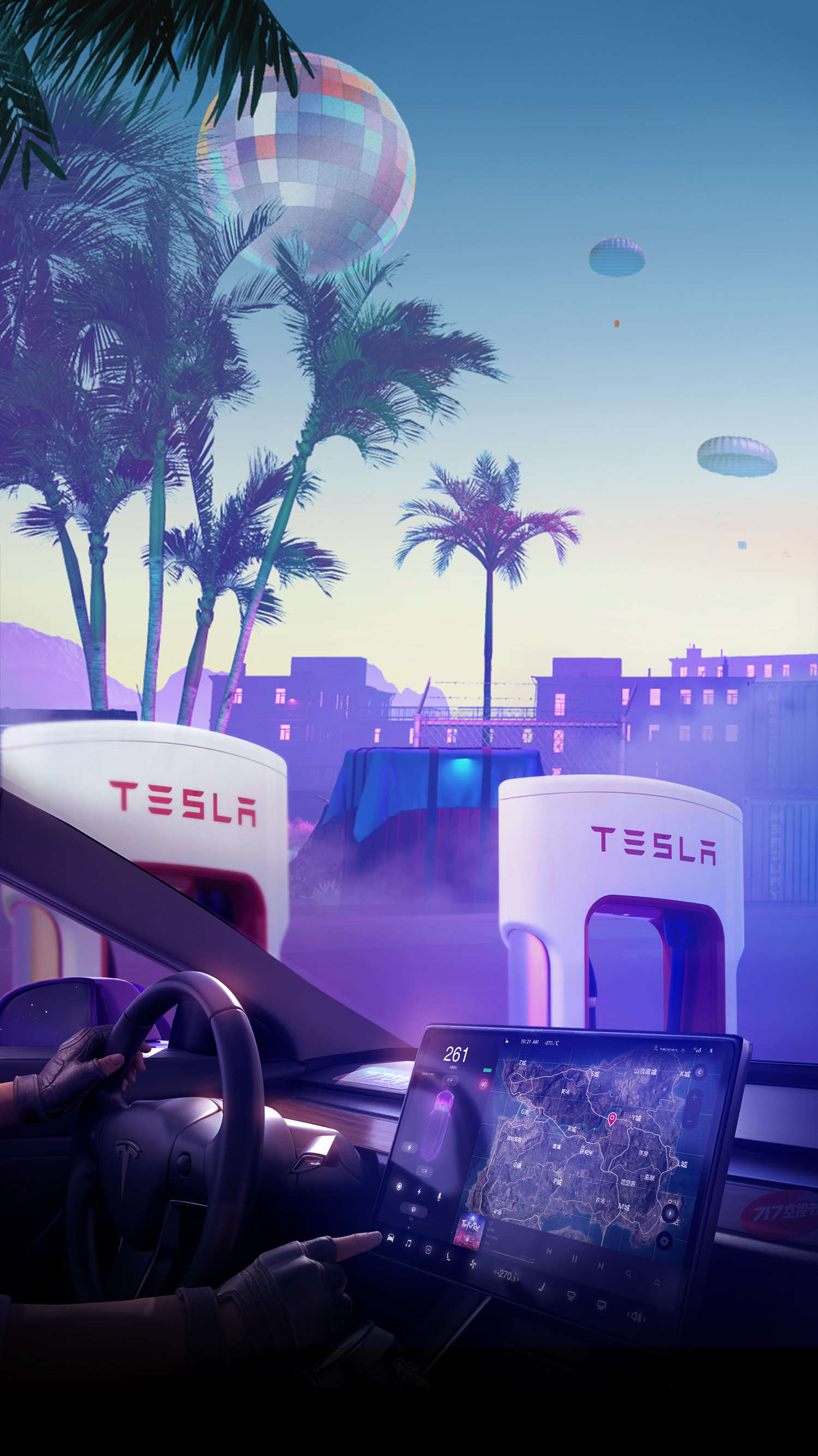 1500x2668 Tesla Asia up the energetic wallpaper, and charge your everyday adventure！ / X