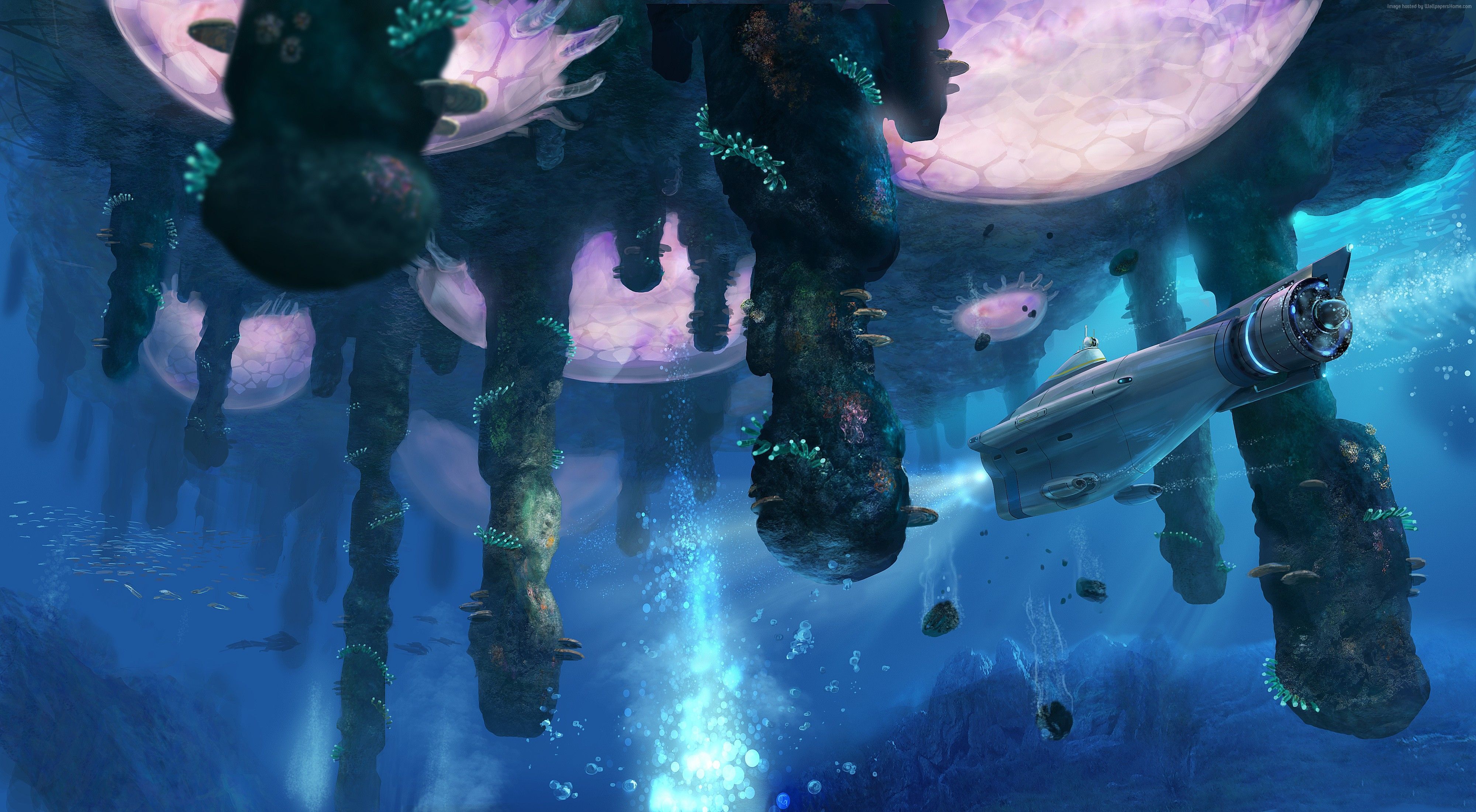 4000x2202 Subnautica Epic Wallpaper