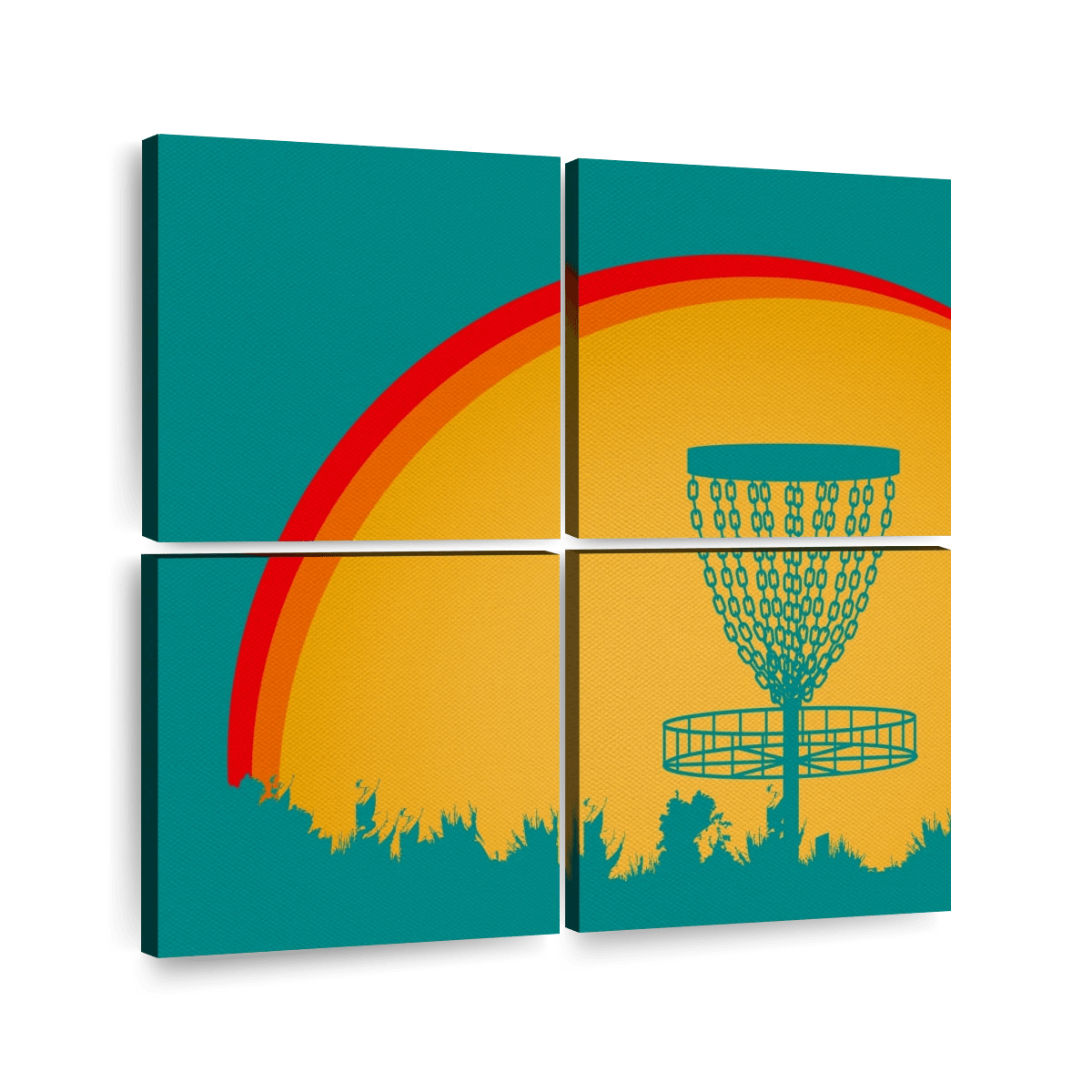 1200x1200 Disc Golf Wall Art