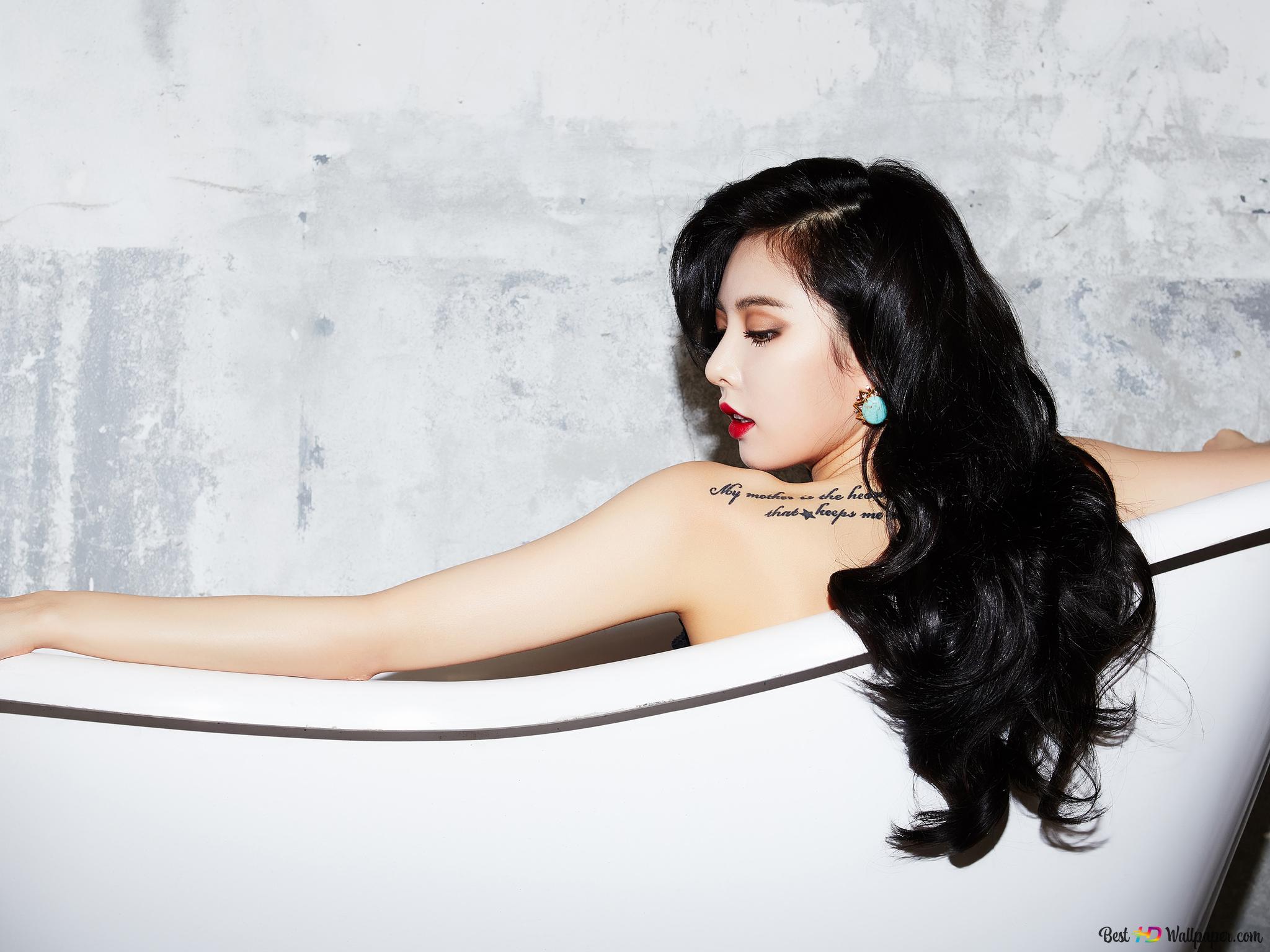 2048x1536 Gorgeous 'Hyuna' From Wonder Girls (K Pop Band) 4K Wallpaper Download