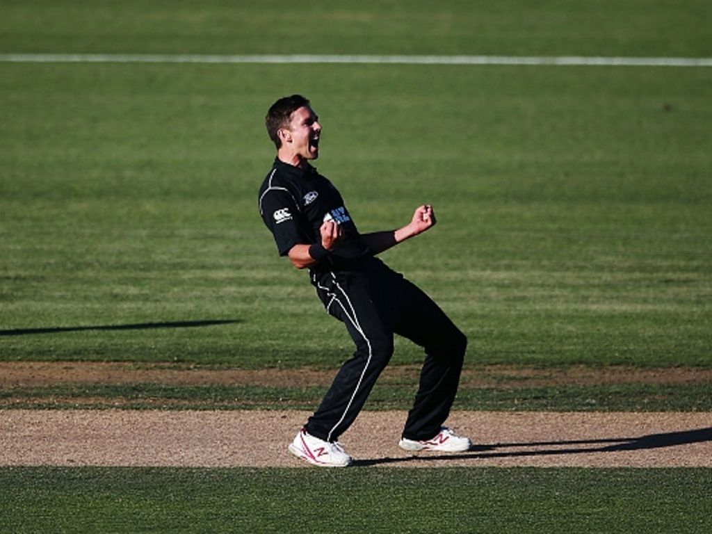 1024x768 New Zealand seamer Trent Boult: Nice to knock over a few