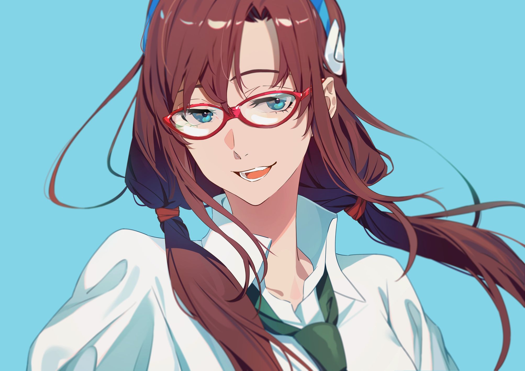 2006x1416 Mari Makinami Illustrious HD Wallpaper and Background