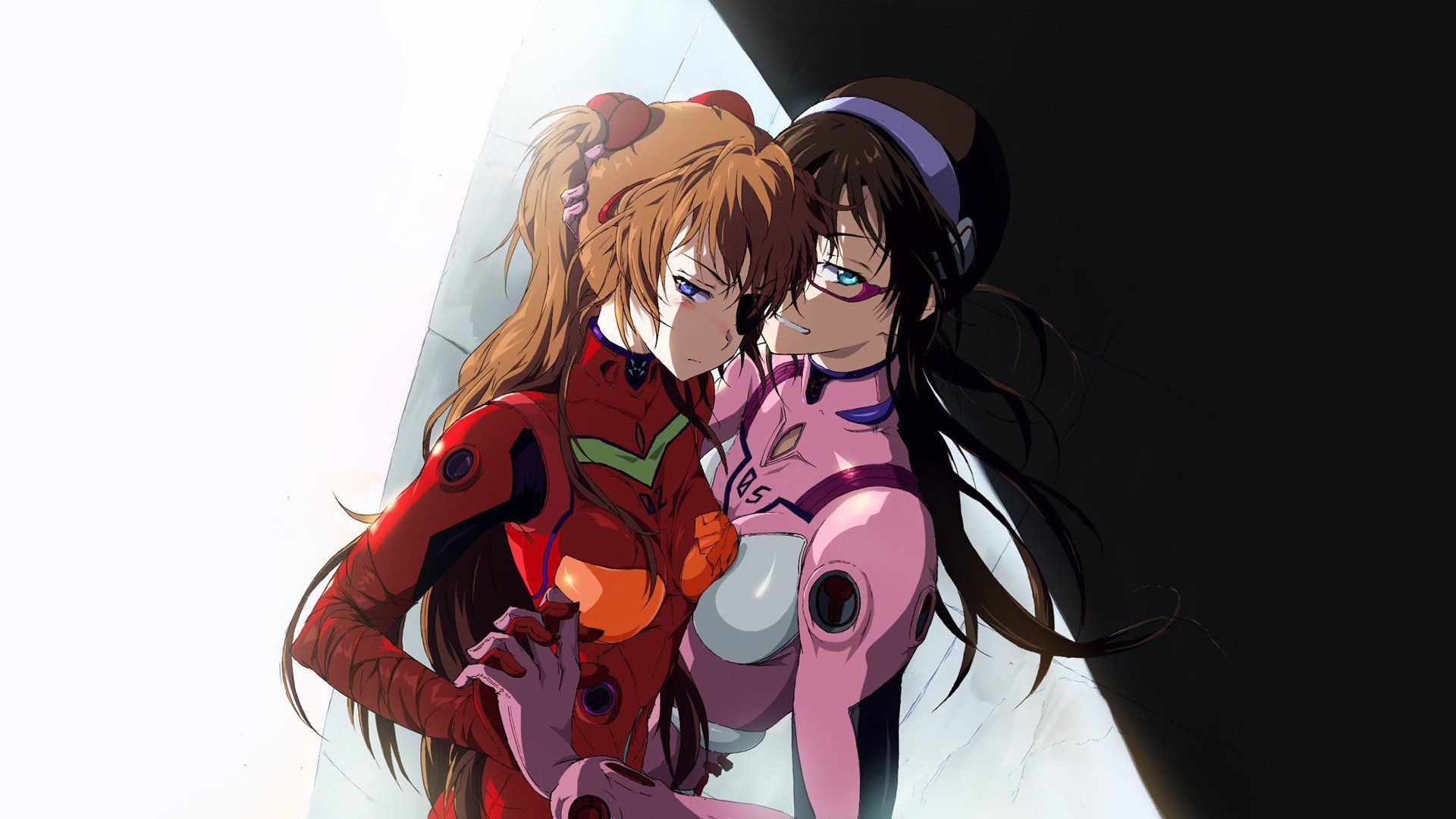 1920x1080 Neon Genesis Evangelion, Asuka Langley Soryu, Makinami Mari Illustrious, Anime girls, Anime HD Wallpaper / Desktop and Mobile Image & Photo