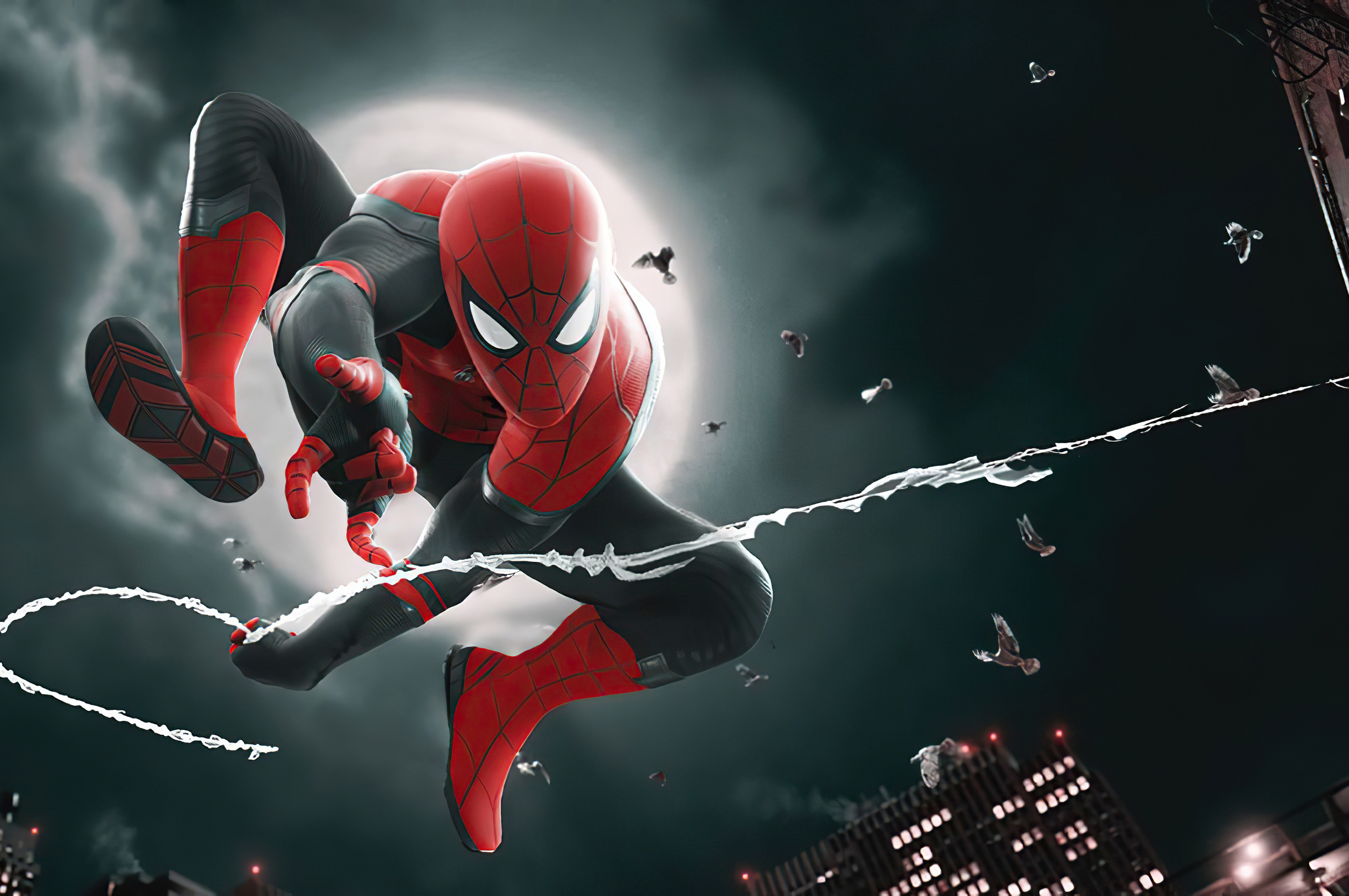 2560x1700 Spider Man Night 4k Chromebook Pixel HD 4k Wallpaper, Image, Background, Photo and Picture