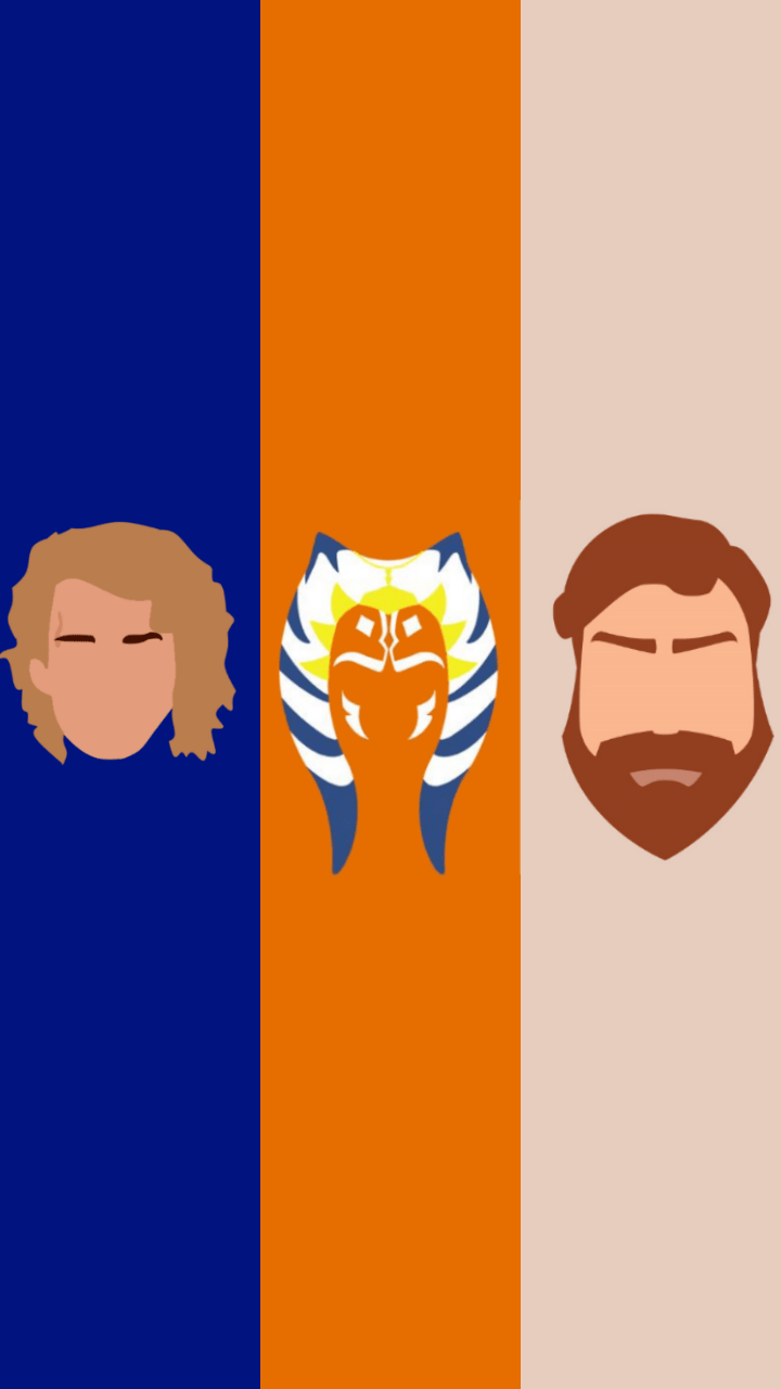 720x1280 Made This Prequel Wallpaper. Ahsoka And Obi Wan From The Web, Anakin