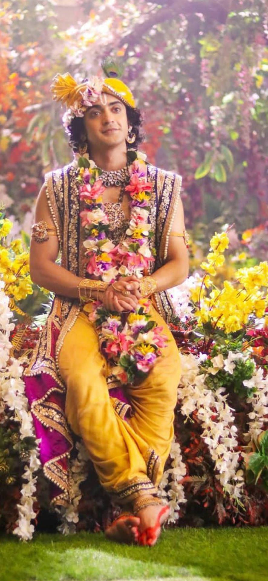 886x1920 Download Krishna Phone Sumedh Mudgalkar Radhakrishn Wallpaper