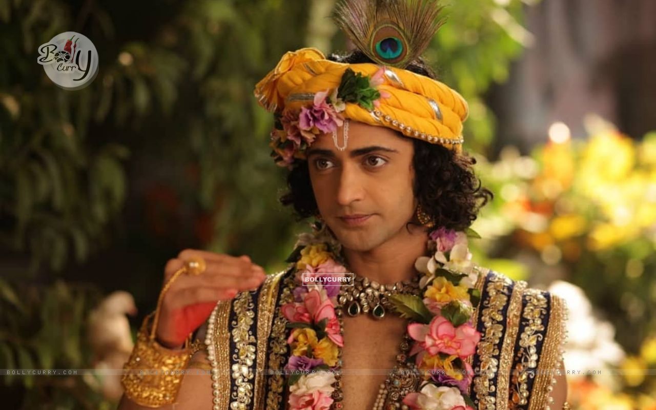 1280x800 Wallpaper Mudgalkar as Krishna from RadhaKrishn size:1280x800