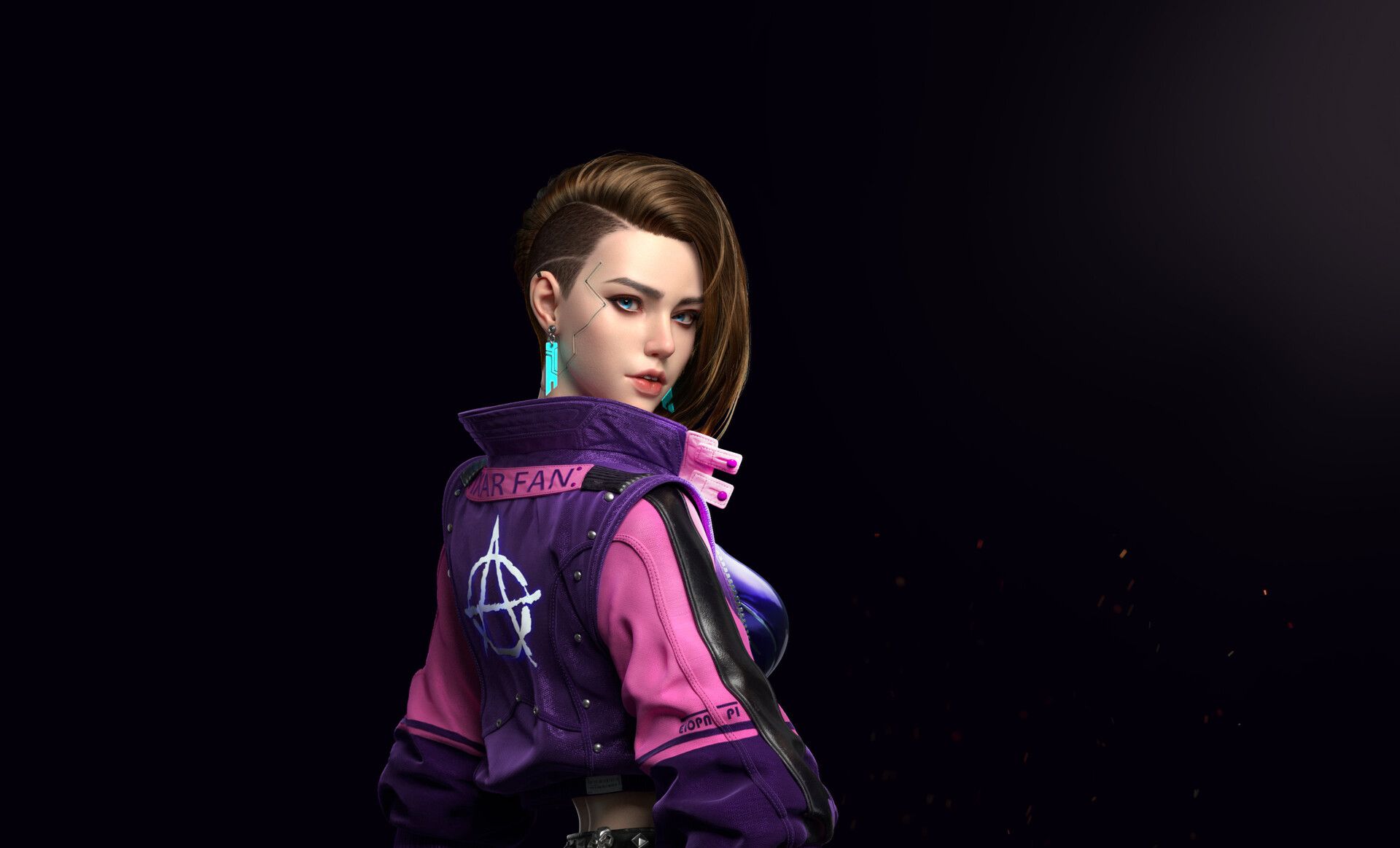 1920x1163 Cyber Girl