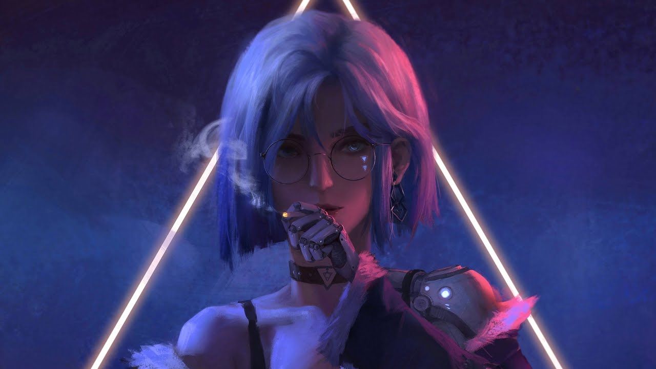 1280x720 CYBERGIRL (Cyberpunk Music)