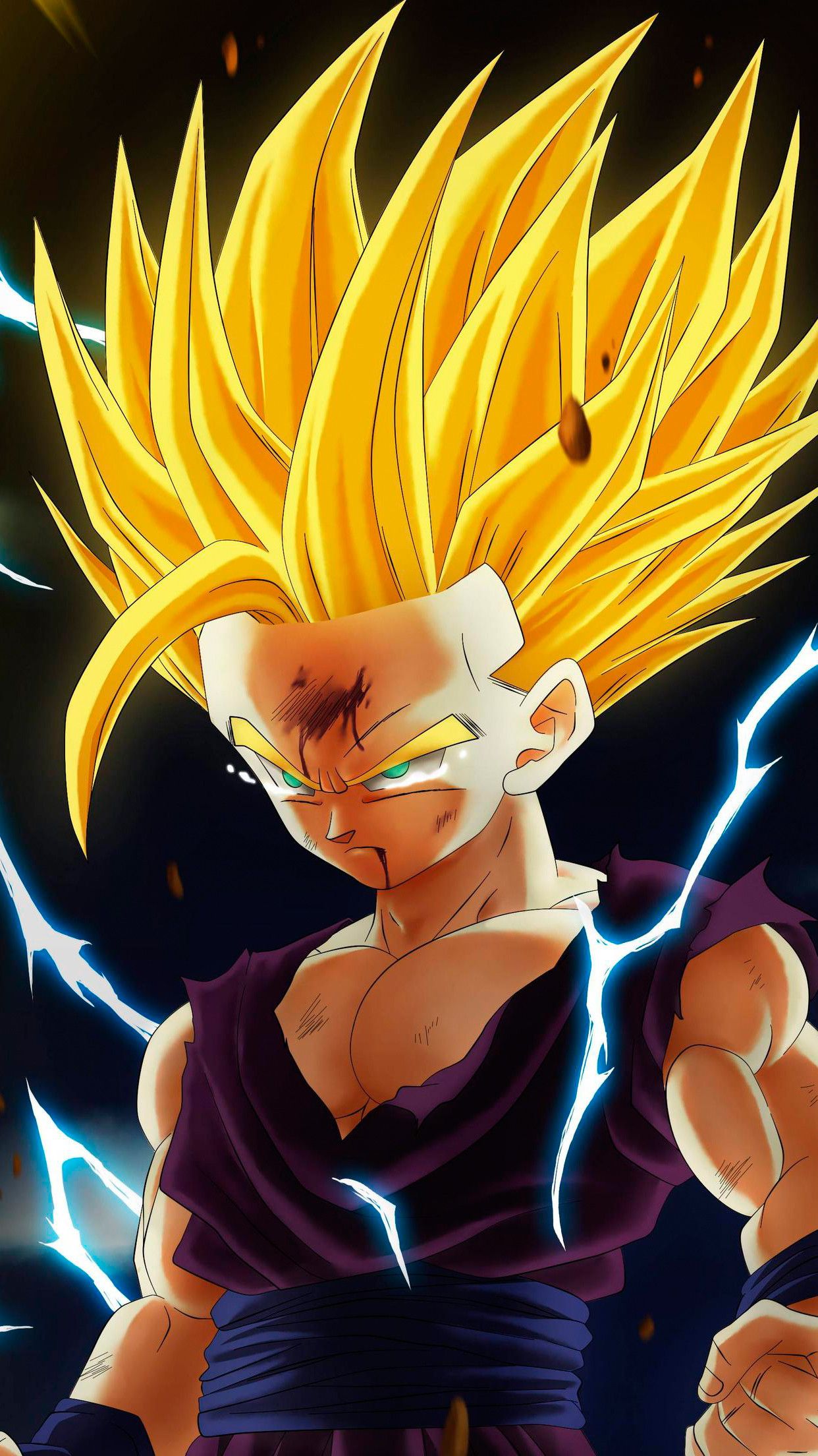 1242x2208 Gohan Wallpaper
