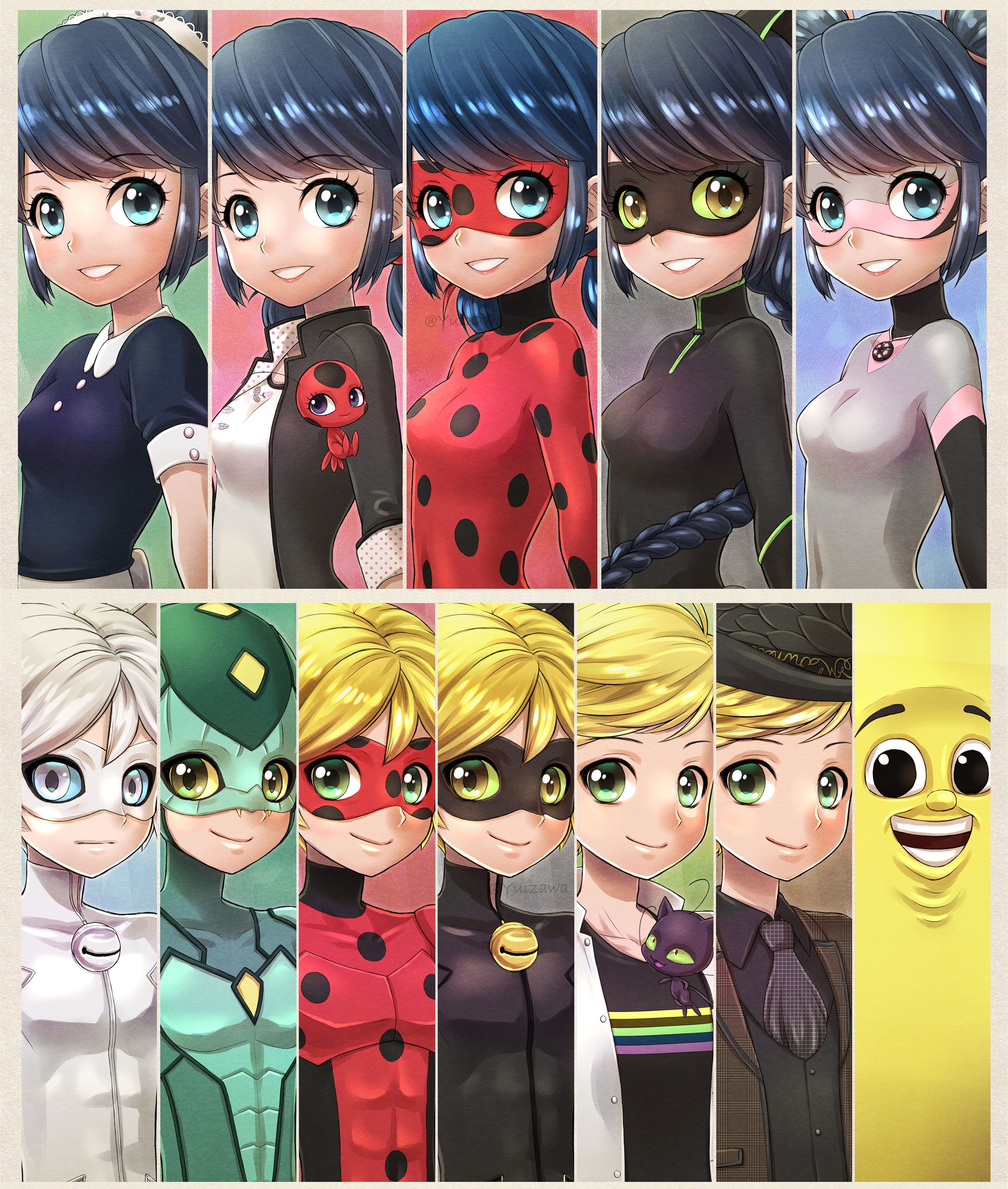 2500x2948 Lady Noir Dupain Cheng Anime Image Board