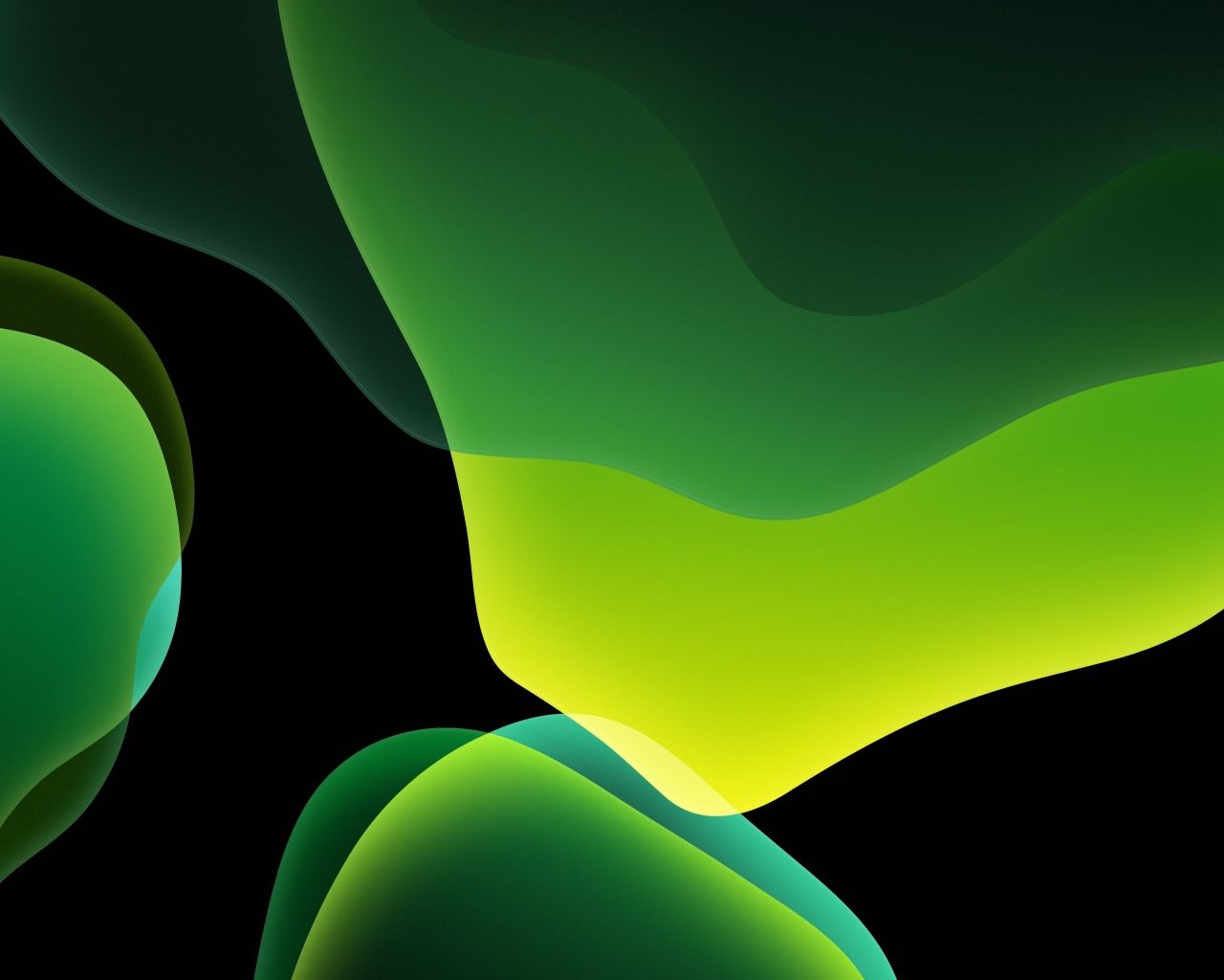 1280x1024 Green black theme Wallpaper Download