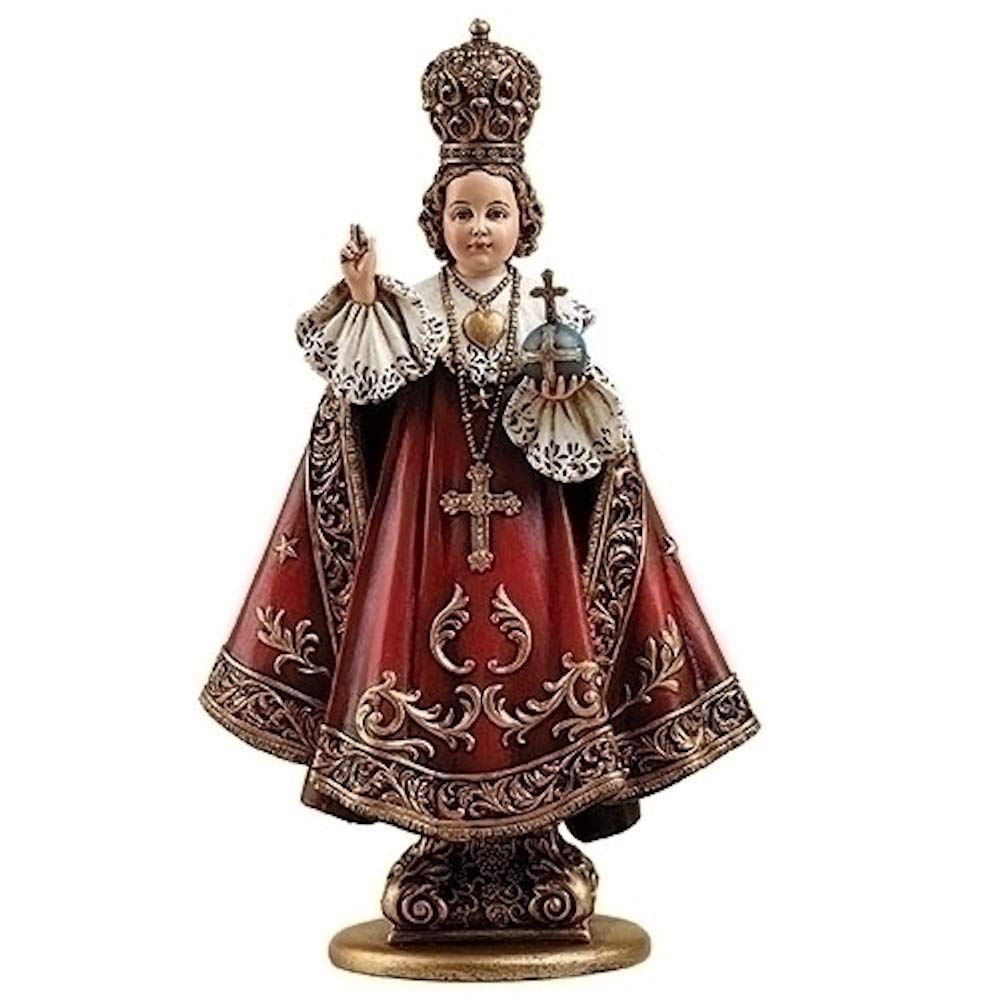 1001x1001 Infant of Prague Statue Jesus Figurine Catholic Gift : Home & Kitchen