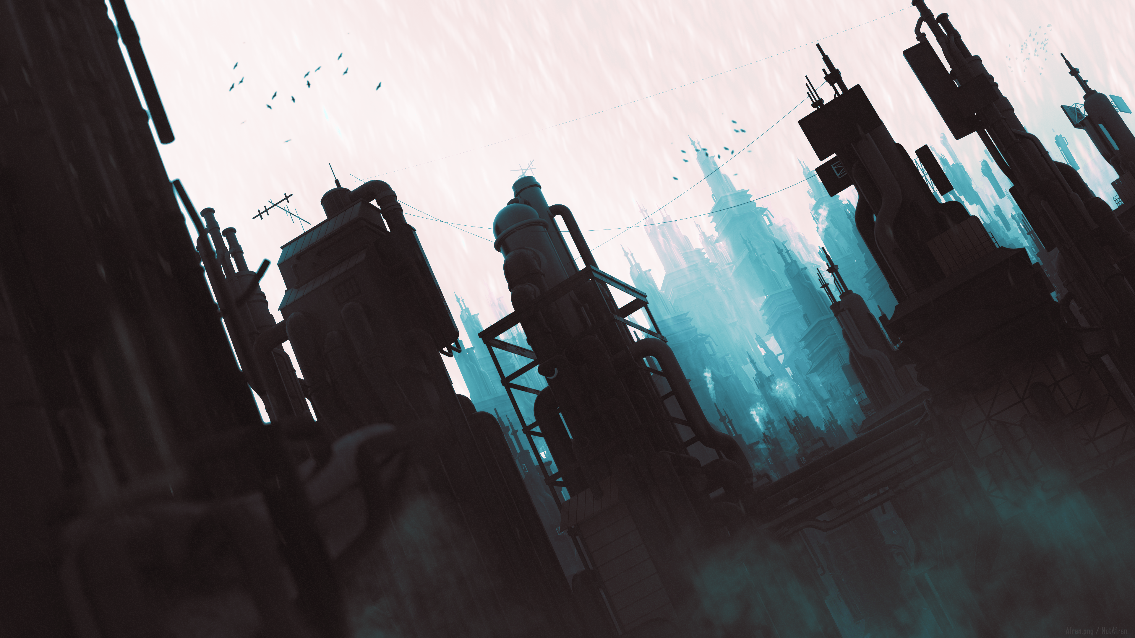 3840x2160 I Made The Village Hidden In The Rain Using Blender 3D (With A Time Lapse!)