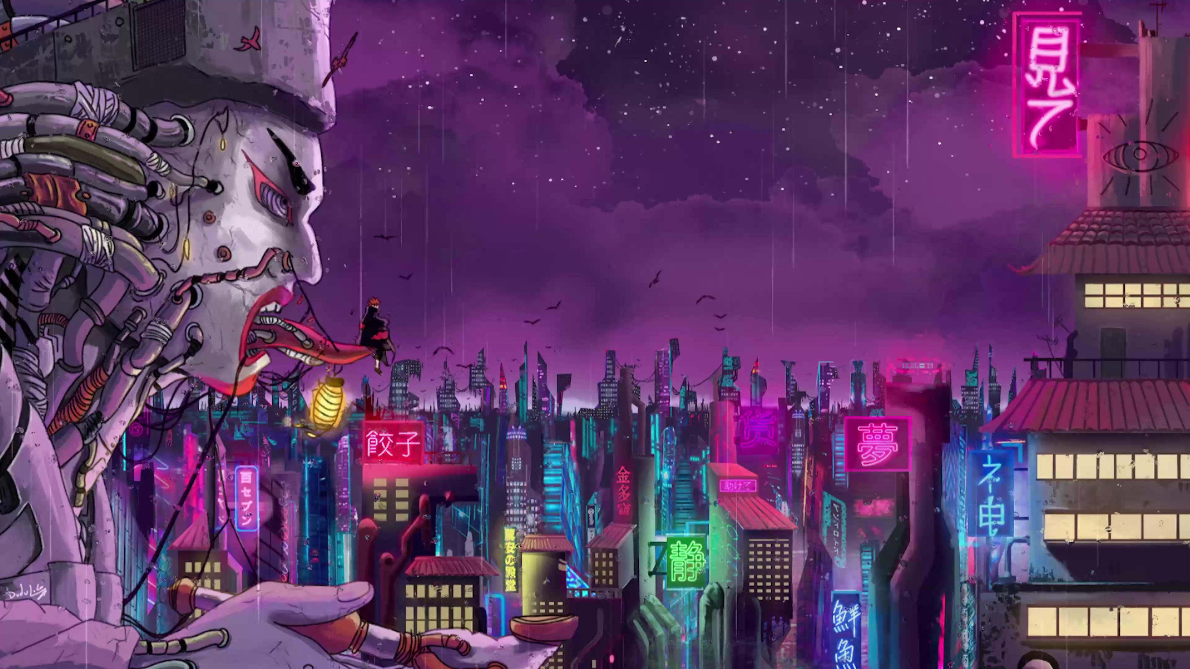3840x2160 Amegakure No Sato Live Wallpaper