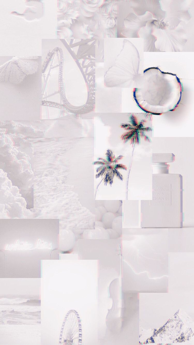 750x1334 Cute aesthetic white wallpaper background (xluna045). Aesthetic iphone wallpaper, Aesthetic background, Color collage